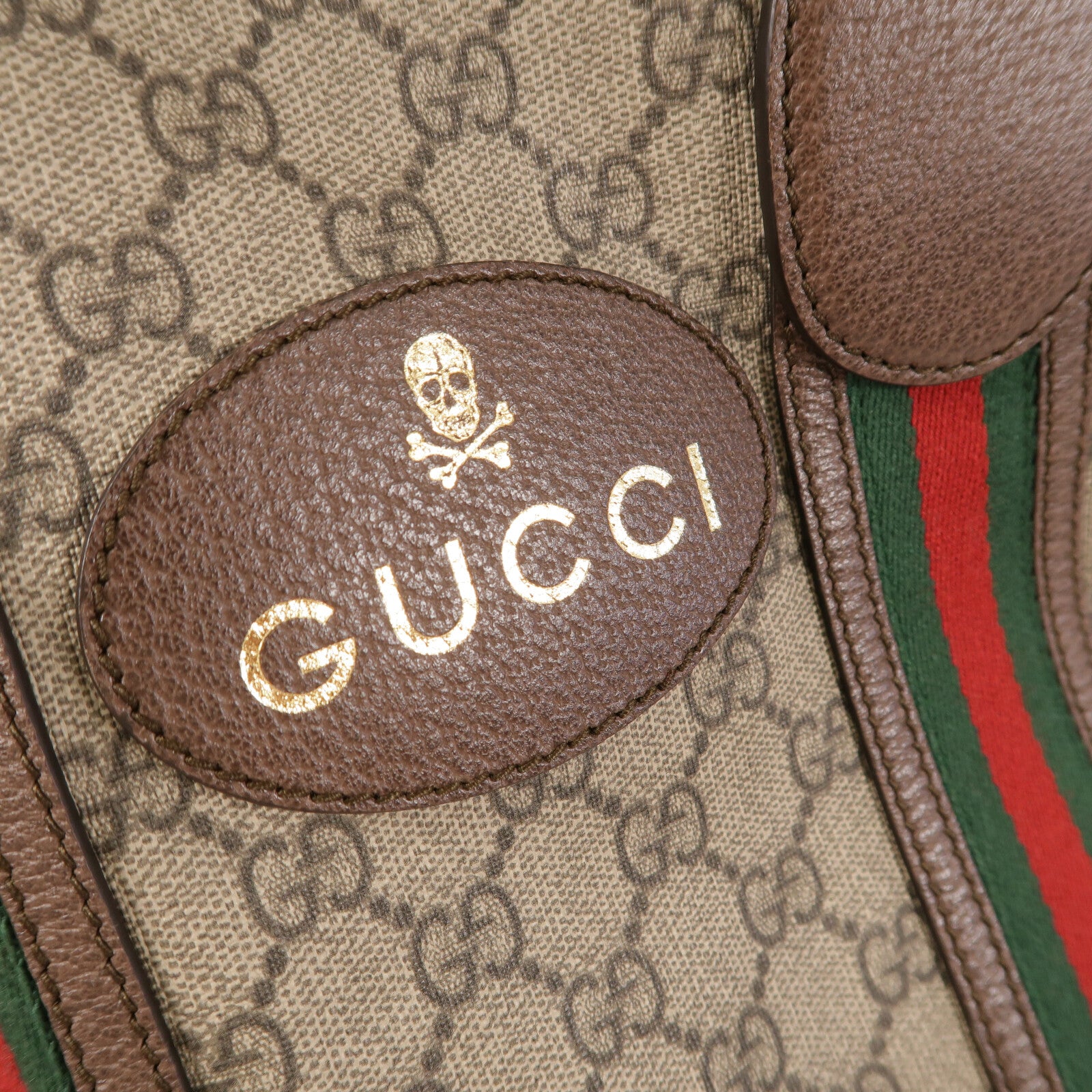 GUCCI 塗層帆布GG Supreme Duffle Bag手挽肩背兩用袋