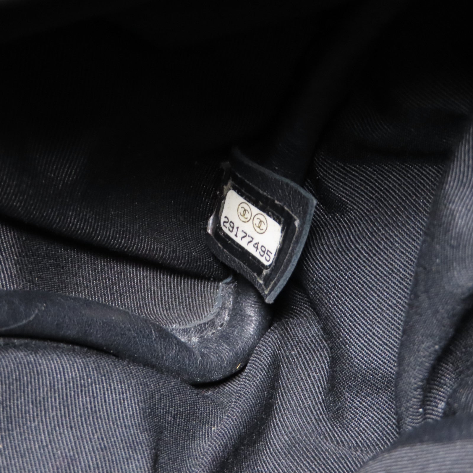 CHANEL 菱格牛皮皮革2way Shoulderbag銀扣手挽肩背兩用袋黑色
