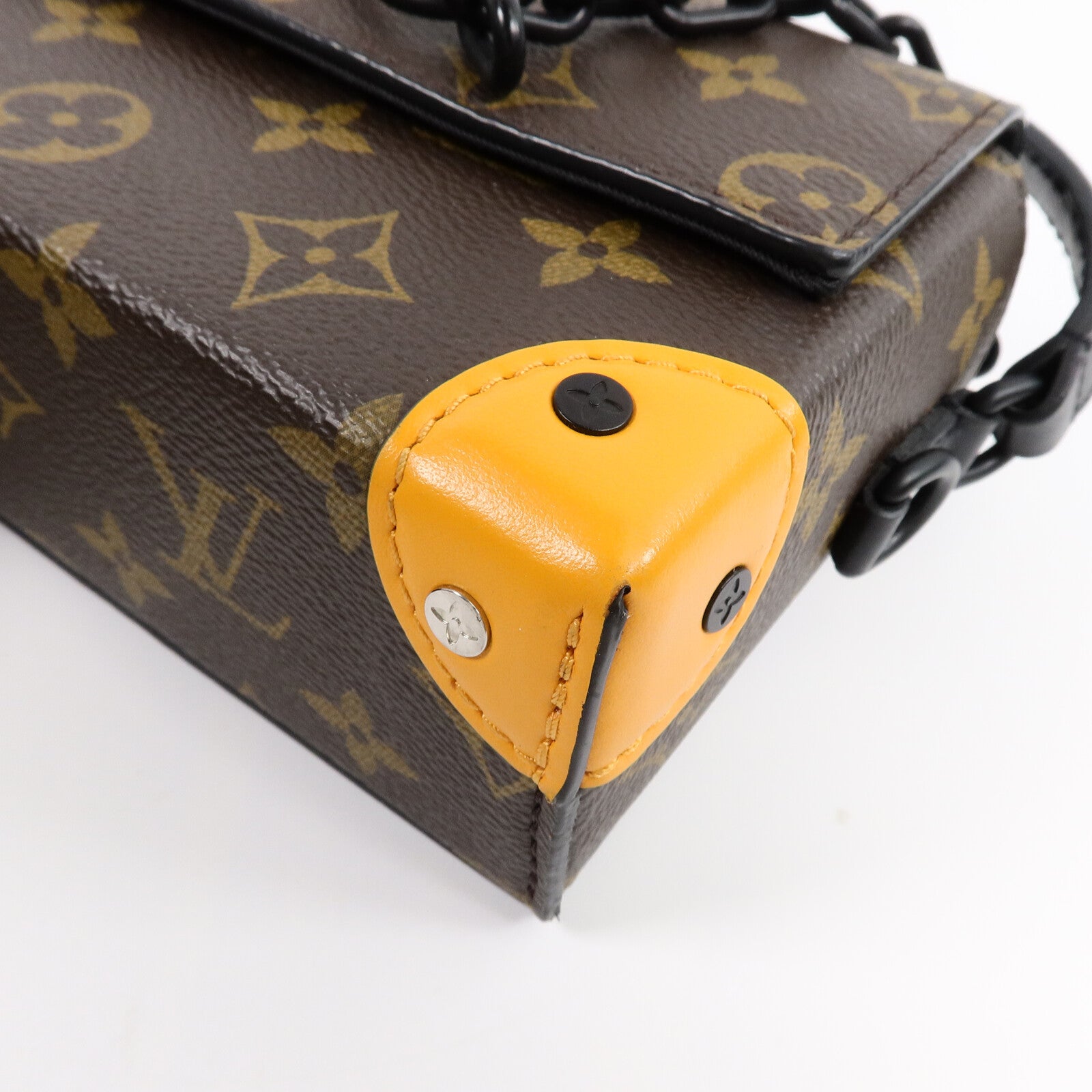 LOUIS VUITTON Monogram Macassar Steamer Wearable Wallet肩背袋