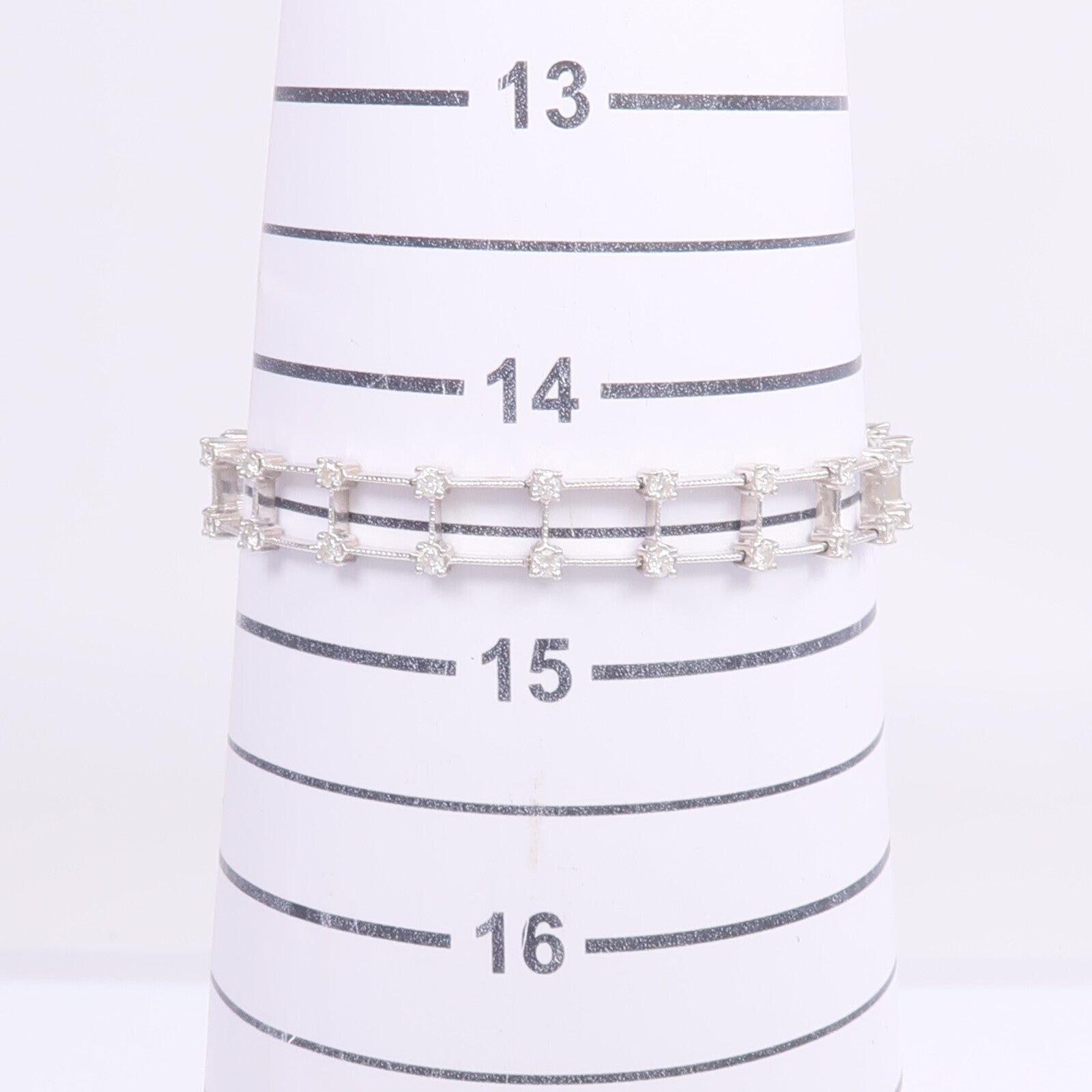 JEWELRY 【激減優惠】18K白金Diamond Bracelet鑽石手鏈