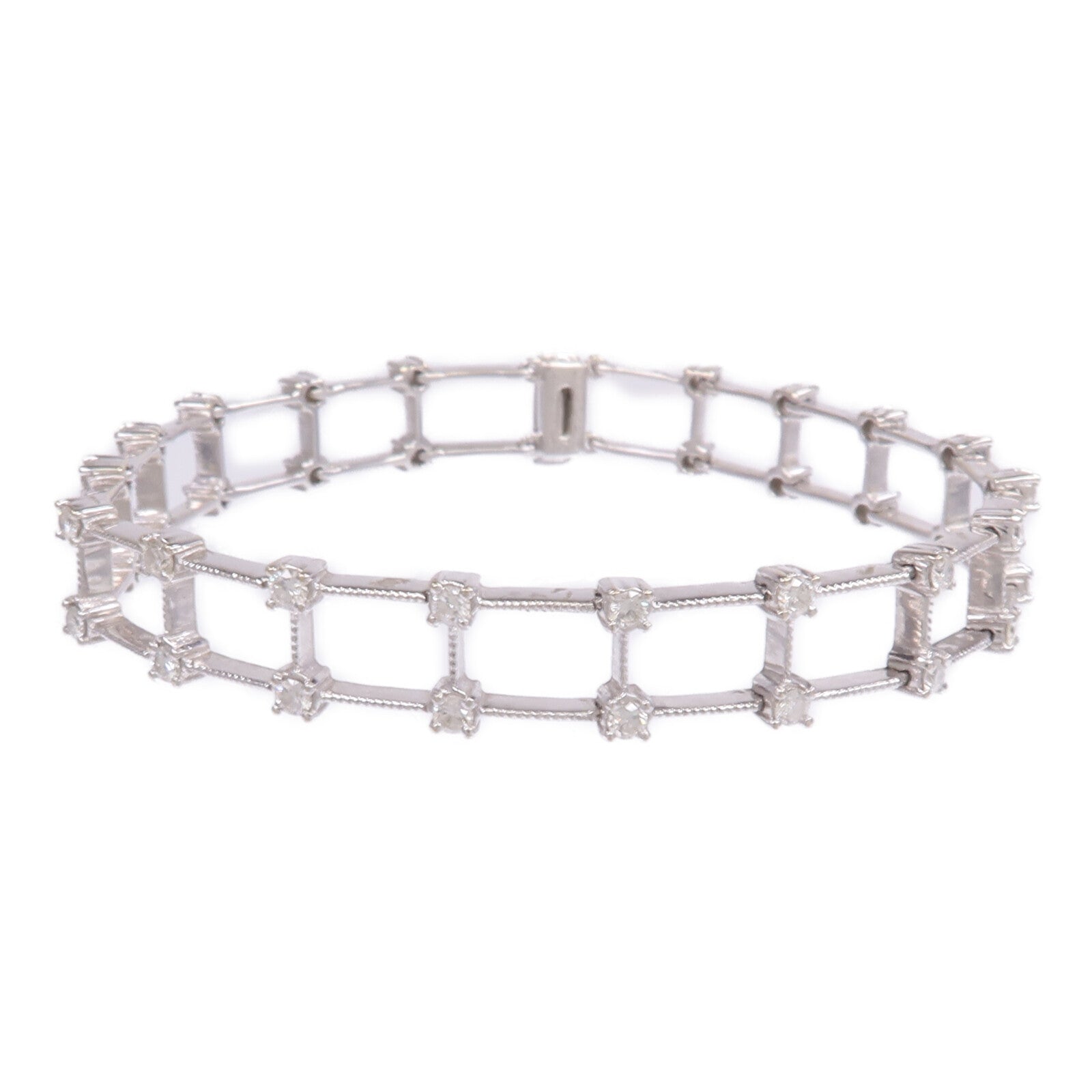 JEWELRY 【激減優惠】18K白金Diamond Bracelet鑽石手鏈