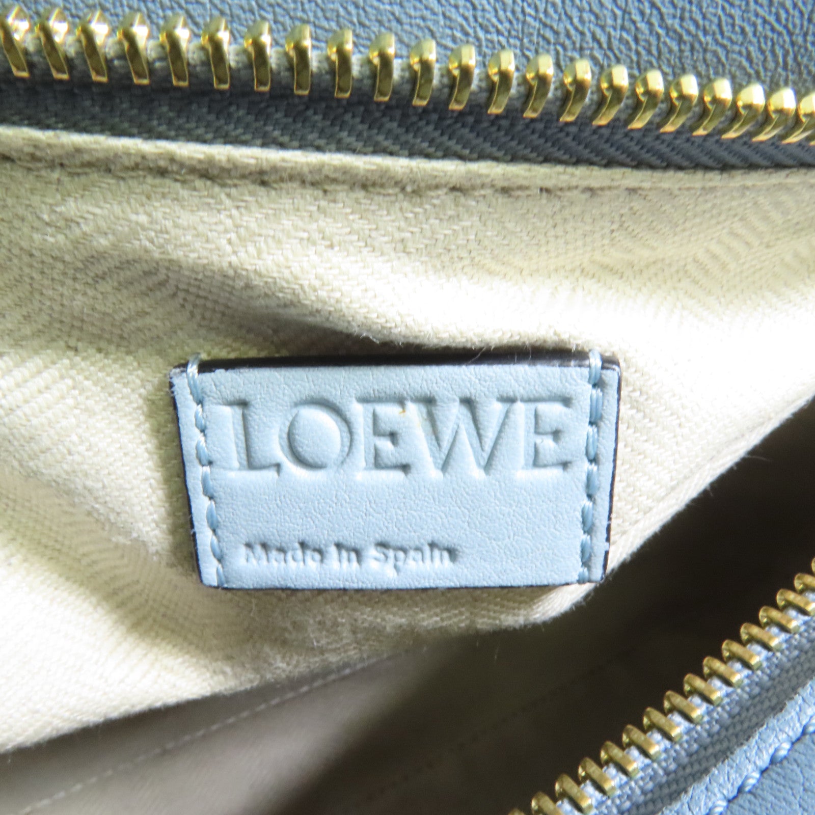 LOEWE 牛皮皮革Puzzle Medium金扣手挽肩背兩用袋
