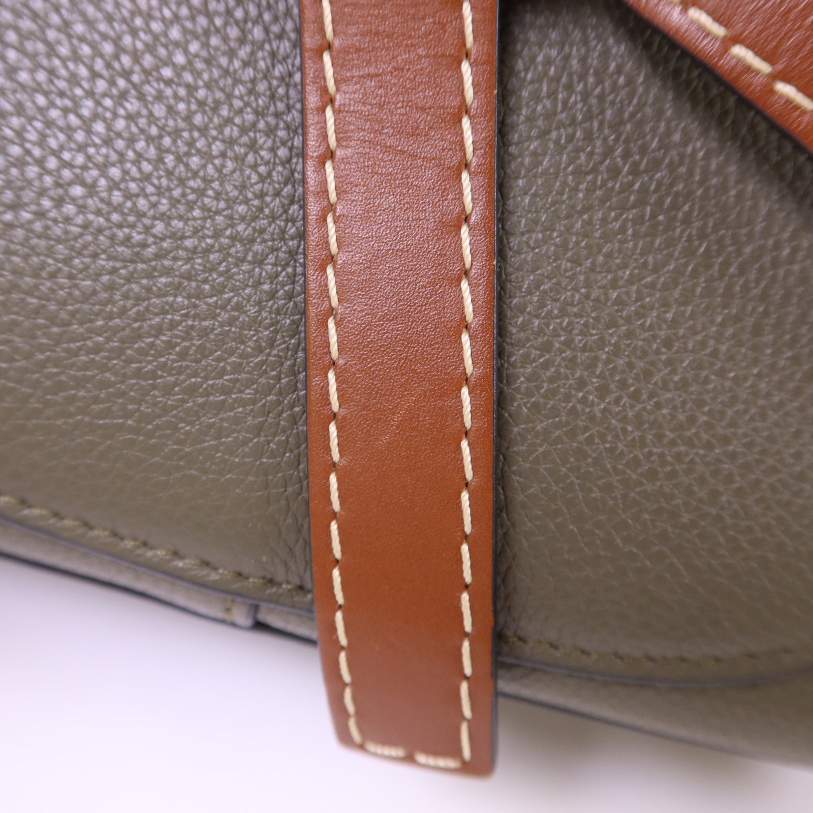 LOEWE 【激減優惠】牛皮皮革Mini Gate金扣手挽肩背兩用袋