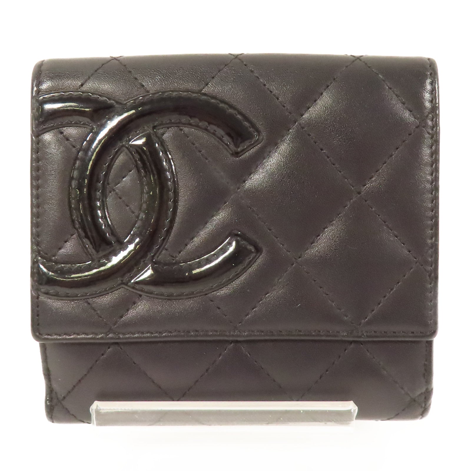 CHANEL 牛皮皮革Fold Wallet錢包