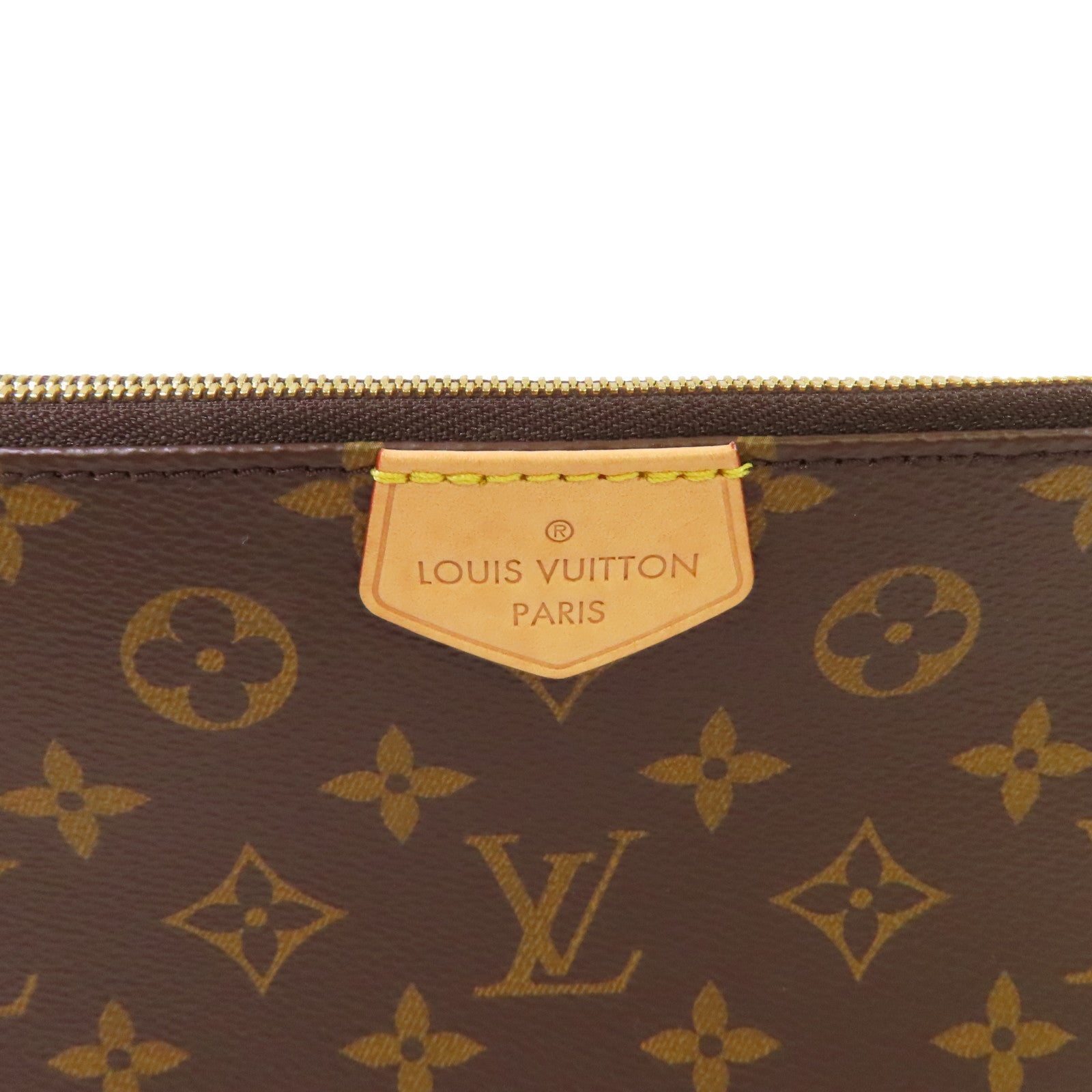 LOUIS VUITTON Monogram Multi Pochette Accessoires Shoulder Bag金扣肩背袋啡色