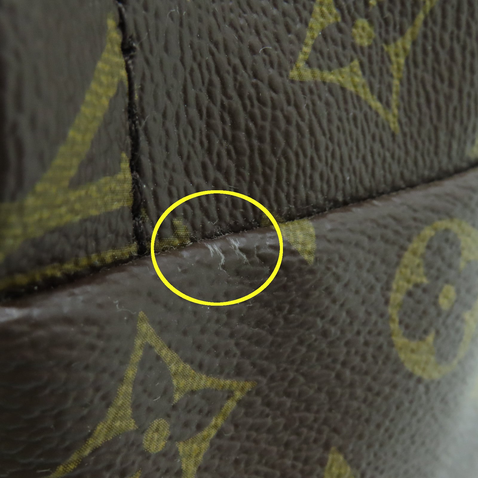 LOUIS VUITTON Monogram Plam Springs PM Backpack Brown with Gold Buckle