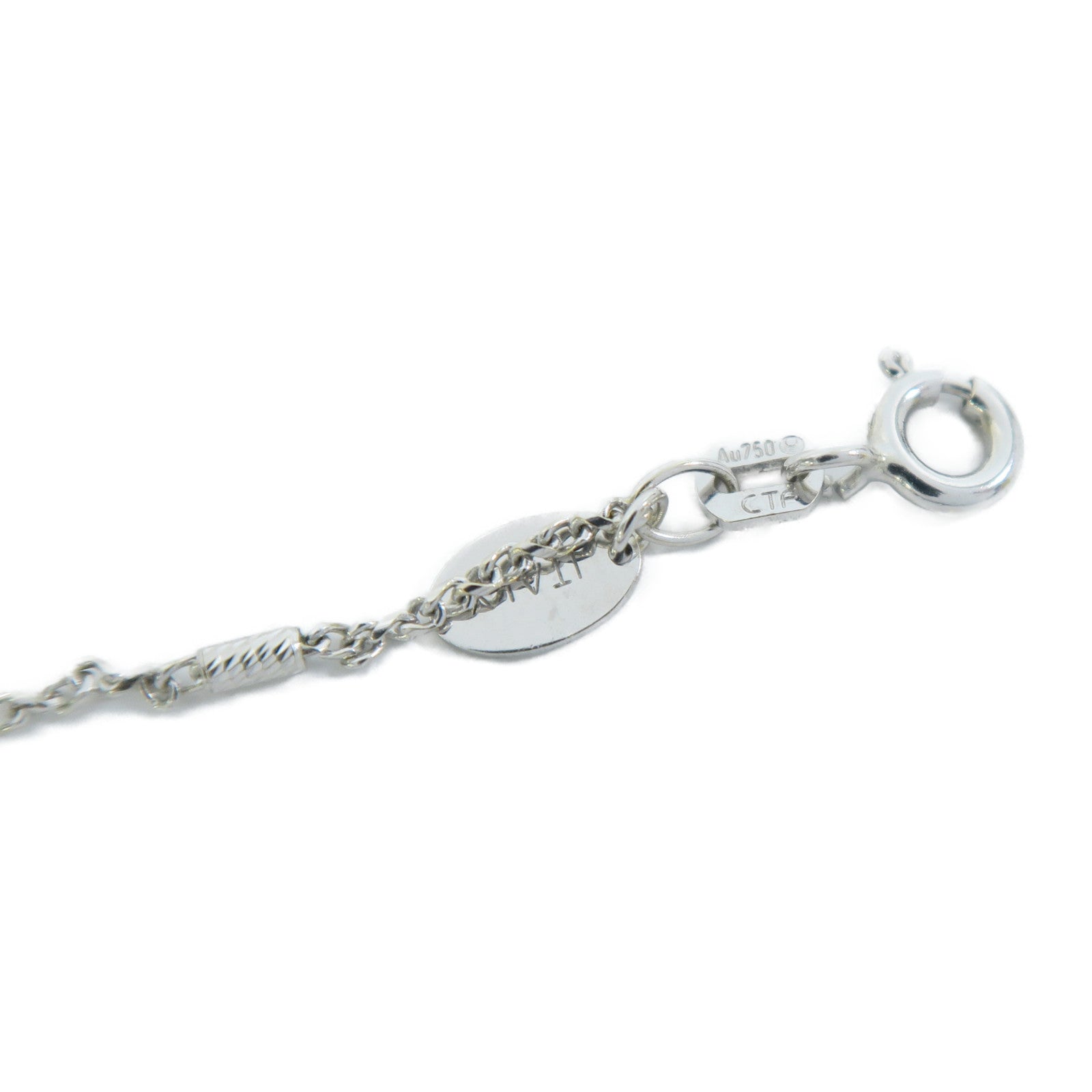JEWELRY **【激減優惠】18K白金Diamond Necklace 0.16ct鑽石項鍊