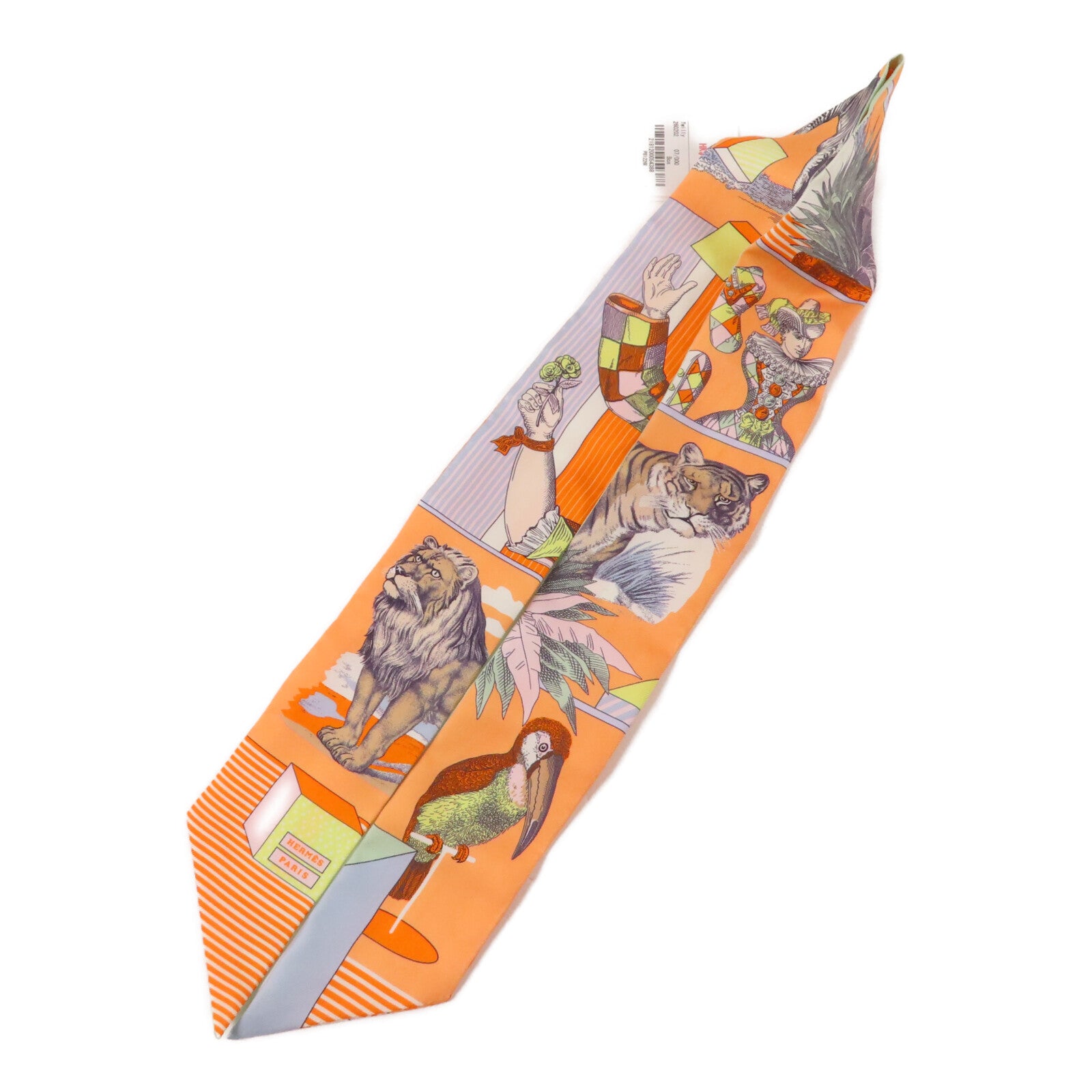HERMES 絲質Twilly絲巾