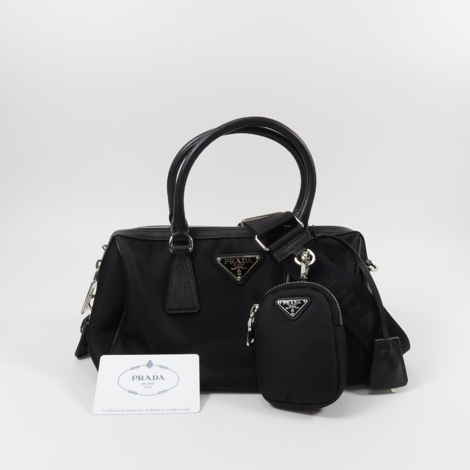 PRADA 尼龍2 Way Shoulder手挽肩背兩用袋