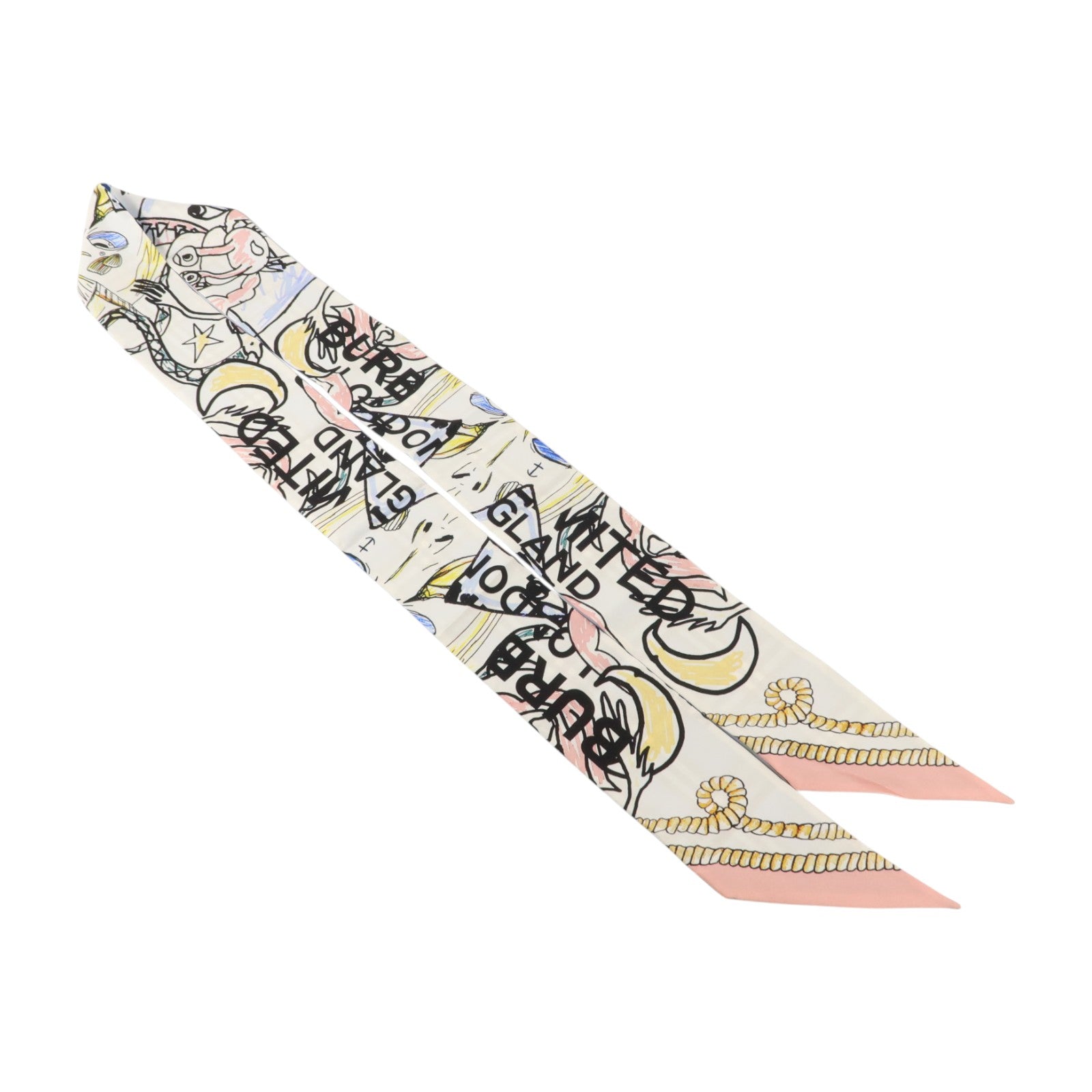 BURBERRY 絲質Bandana Scarf絲巾