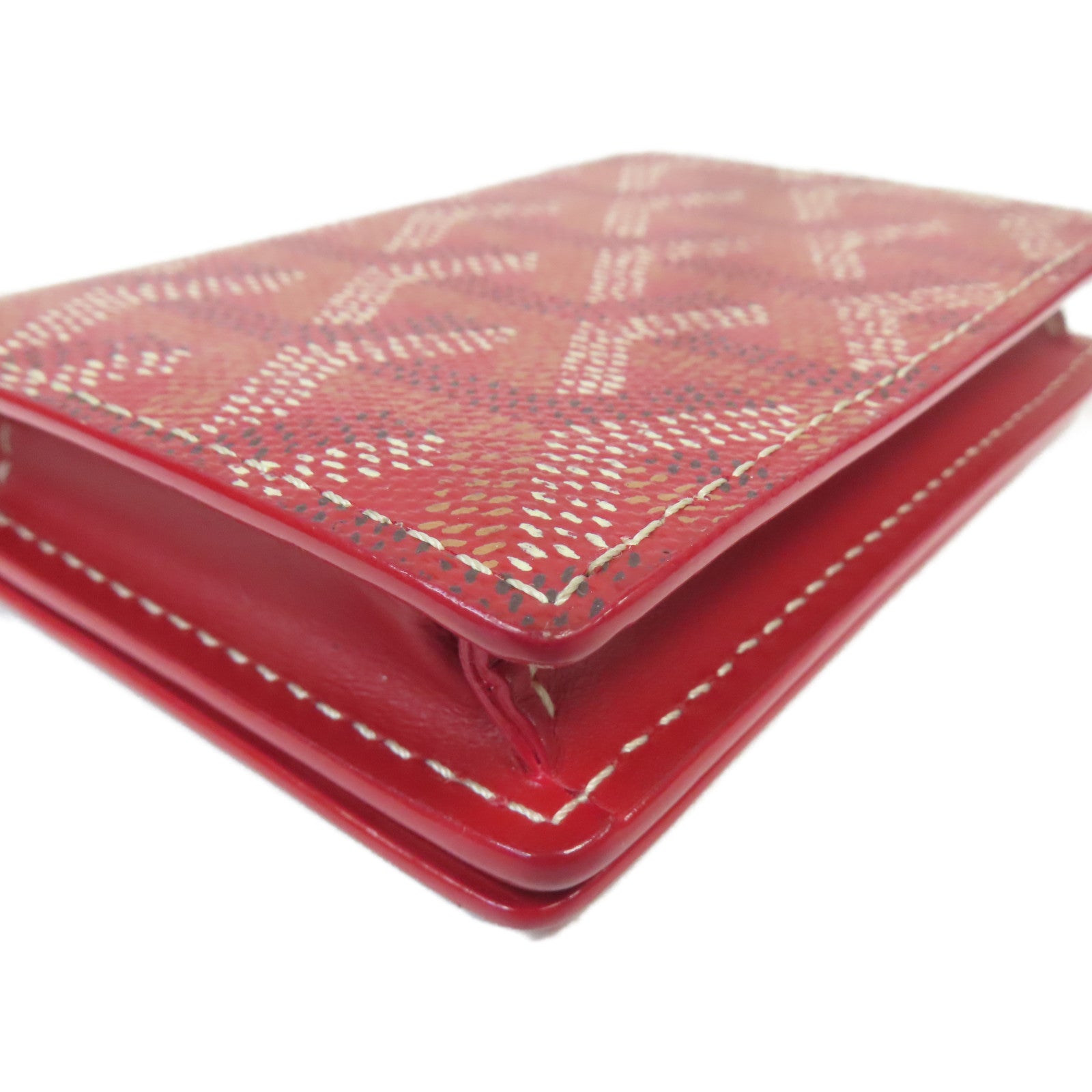 GOYARD 塗層帆布Malesherbes Card Wallet卡片套紅色