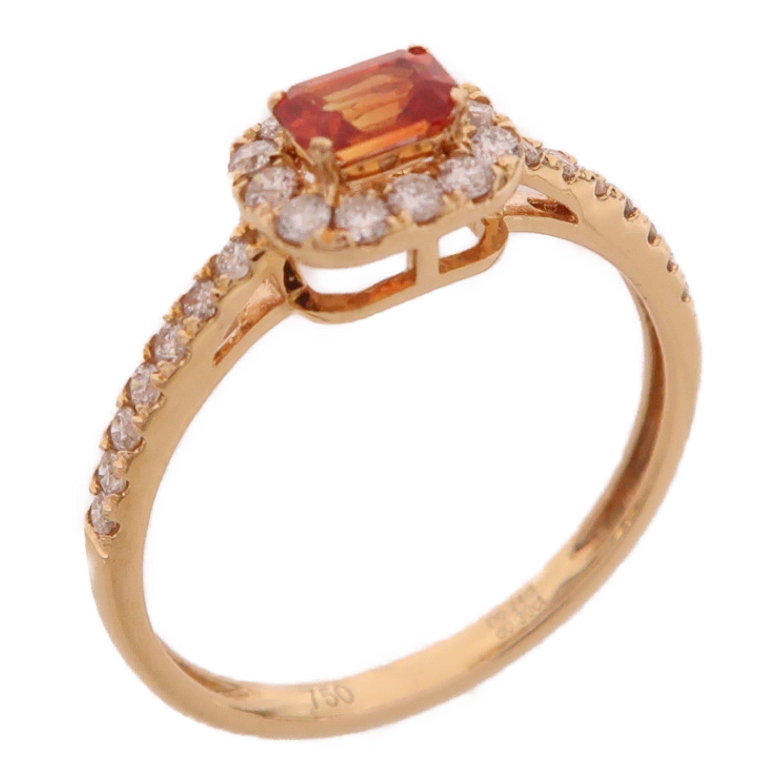 JEWELRY 18K金Ring0.24ct鑽石/0.30ct鑽石戒指US#7