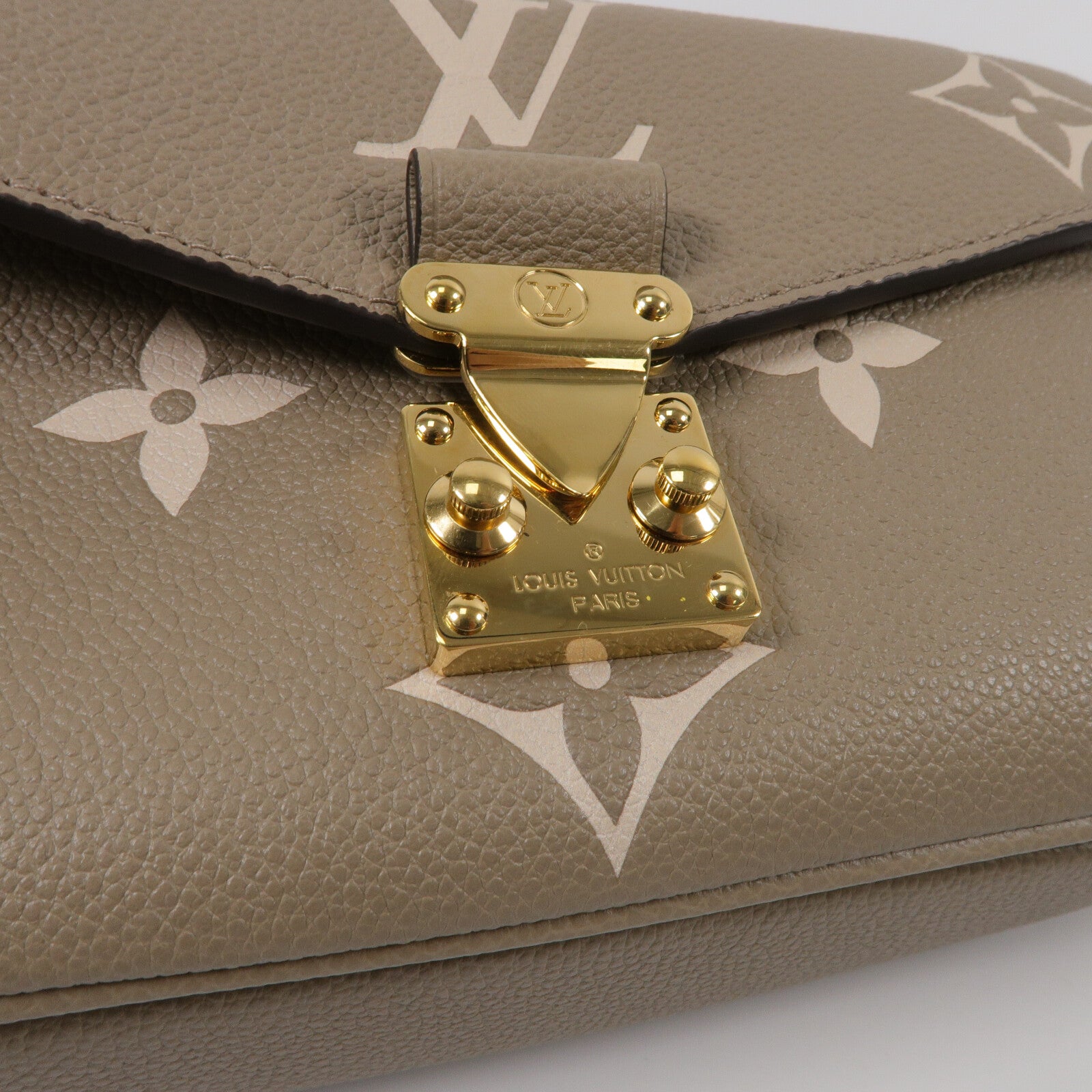 LOUIS VUITTON Monogram Empreinte Pochette Metis East West手挽肩背兩用袋