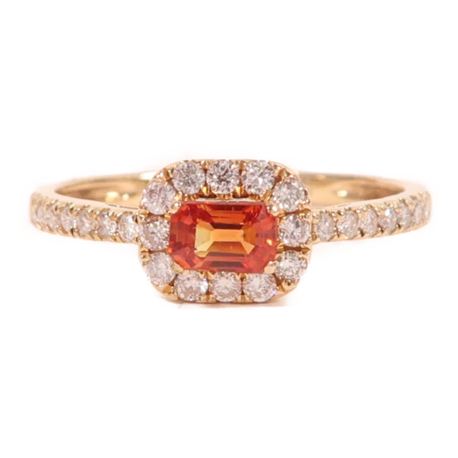JEWELRY 18K金Ring0.24ct鑽石/0.30ct鑽石戒指US#7