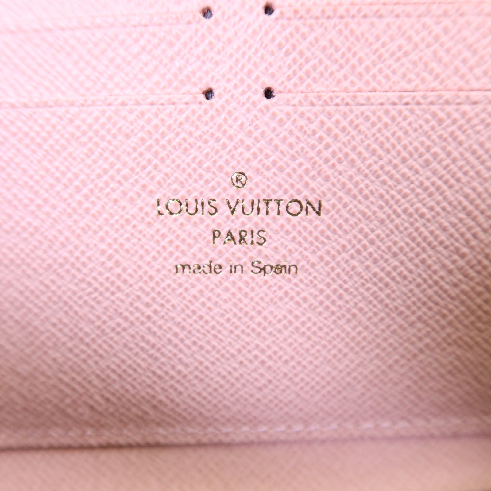 LOUIS VUITTON Monogram Clemence金扣長錢包