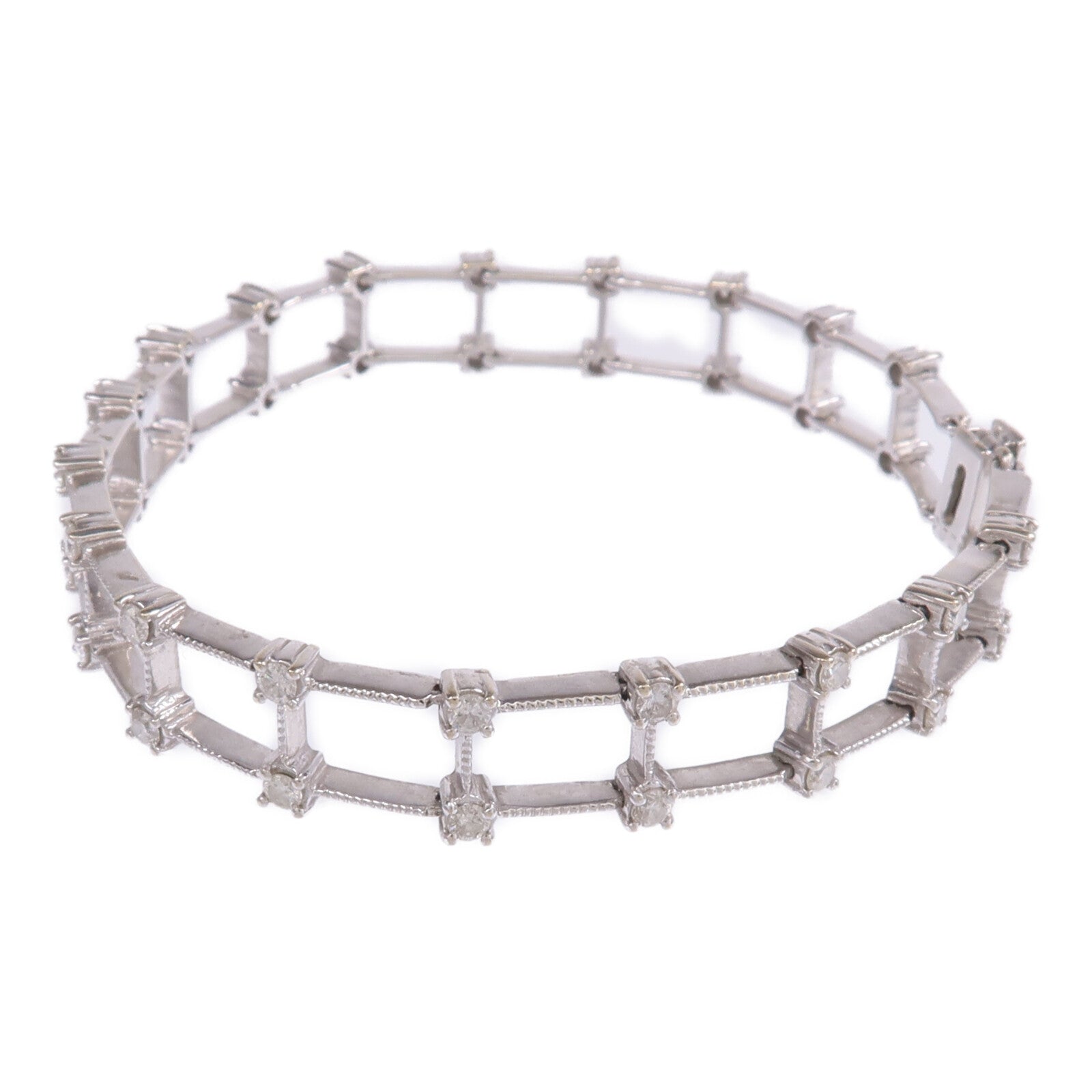 JEWELRY 【激減優惠】18K白金Diamond Bracelet鑽石手鏈