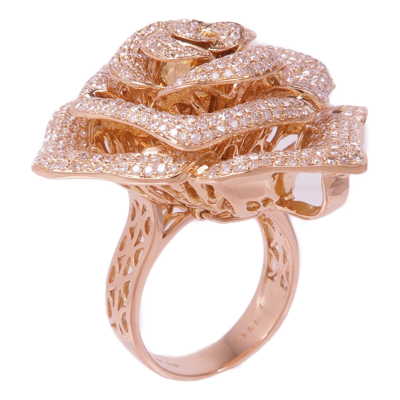 JEWELRY 18K玫瑰金Diamond Ring/Pendant鑽石吊墜/戒指US#6.5