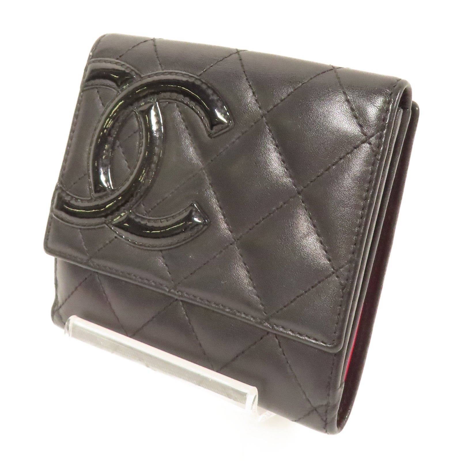 CHANEL 牛皮皮革Fold Wallet錢包