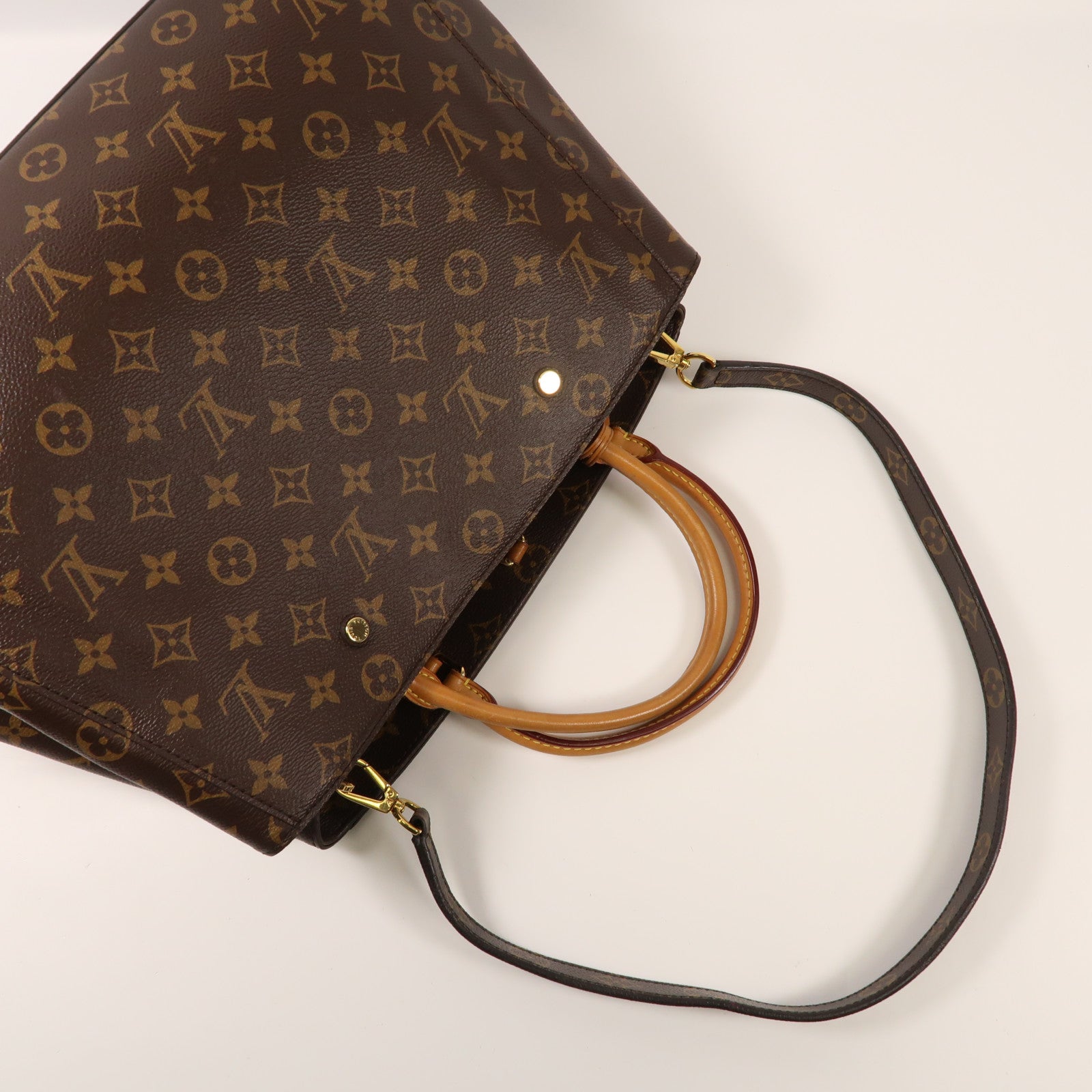 LOUIS VUITTON 【激減優惠】Monogram Montaigne MM金扣手挽肩背兩用袋