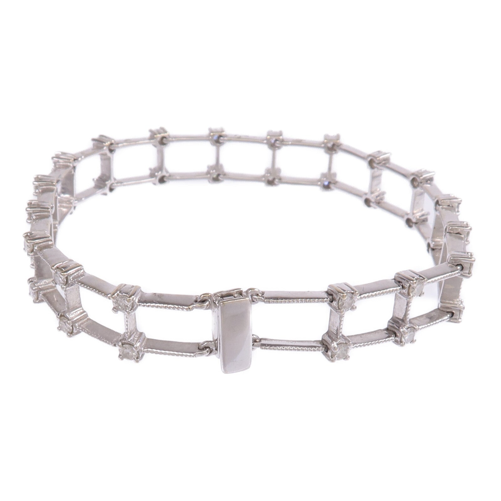 JEWELRY 【激減優惠】18K白金Diamond Bracelet鑽石手鏈
