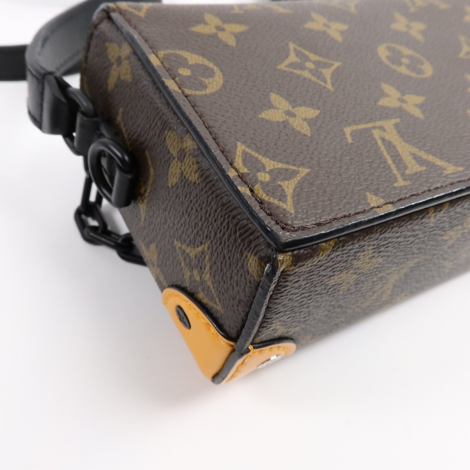 LOUIS VUITTON Monogram Macassar Steamer Wearable Wallet肩背袋