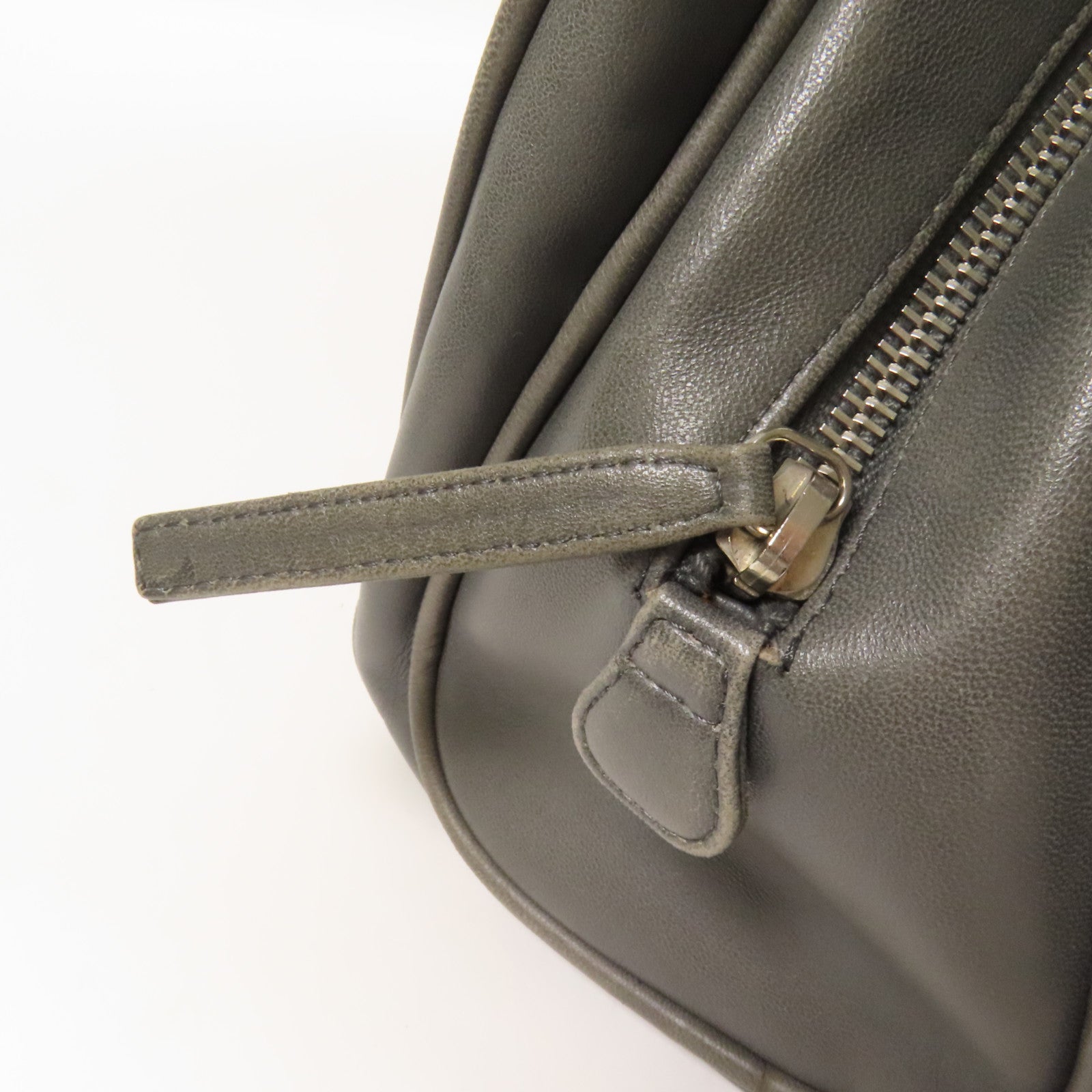 CHANEL 羊皮皮革Chain Shoulder銀扣鏈帶肩背袋