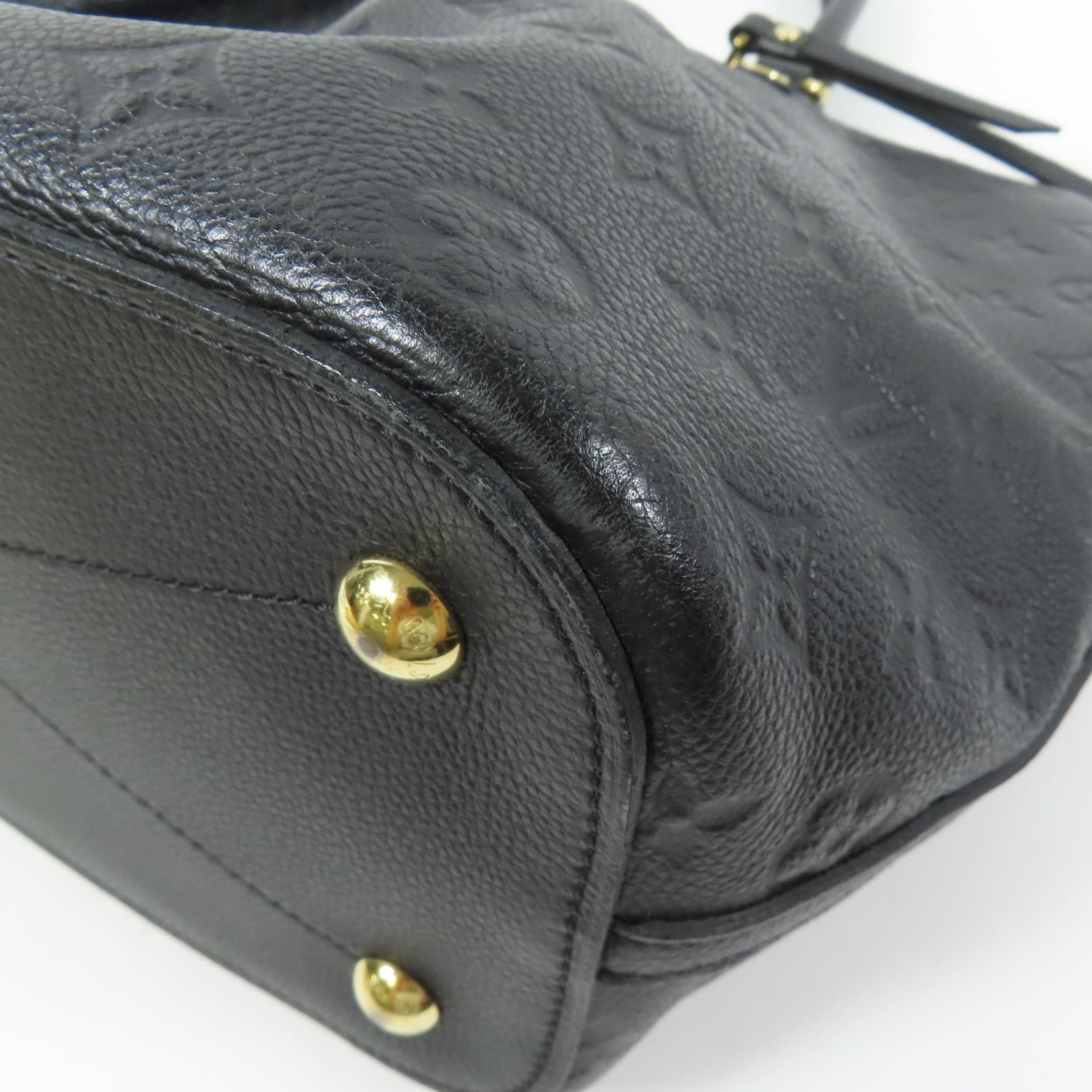 LOUIS VUITTON Monogram Empreinte Mazarine MM金扣手挽肩背兩用袋