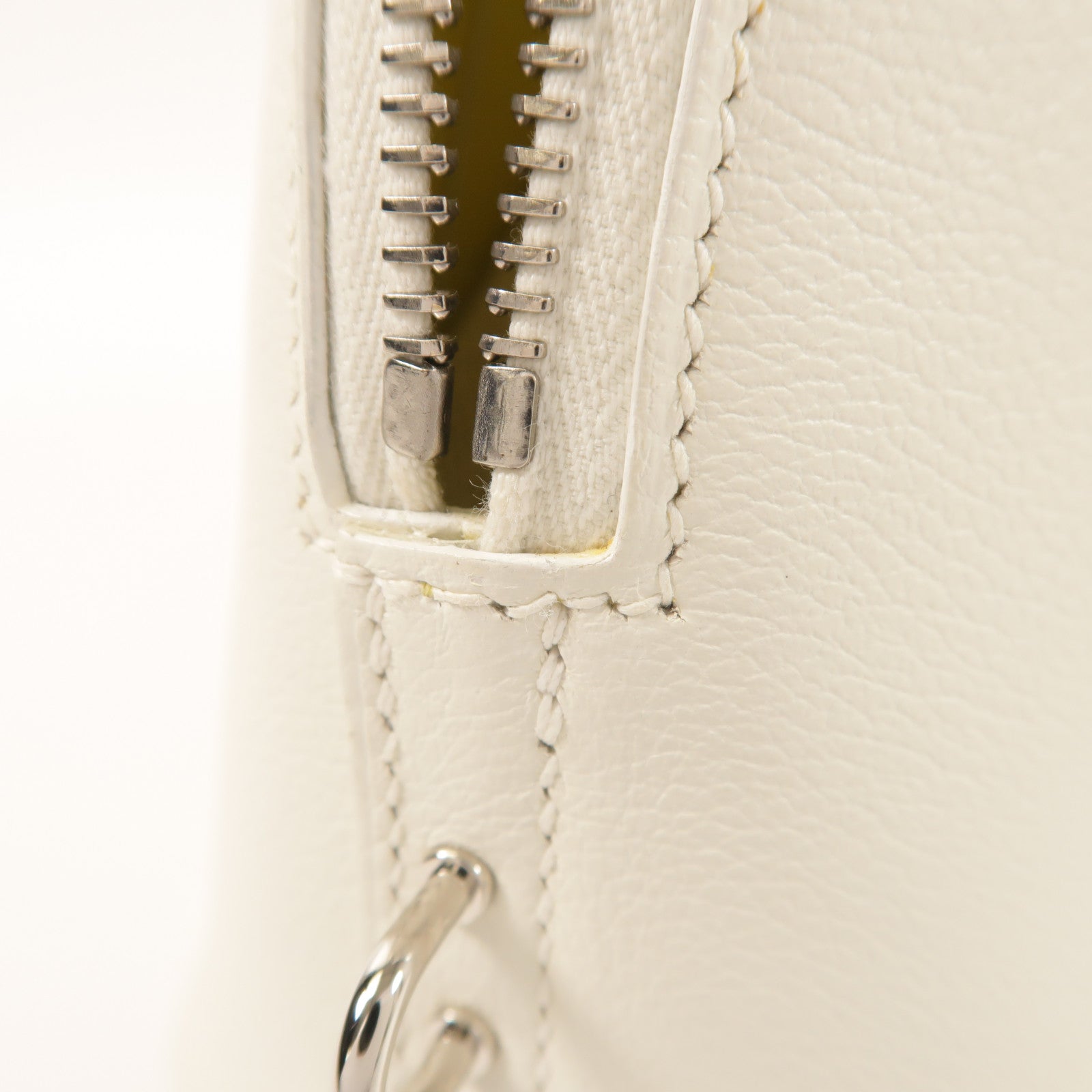 HERMES Evercolor皮革Bolide 1923手挽肩背兩用袋Blanc/Lime