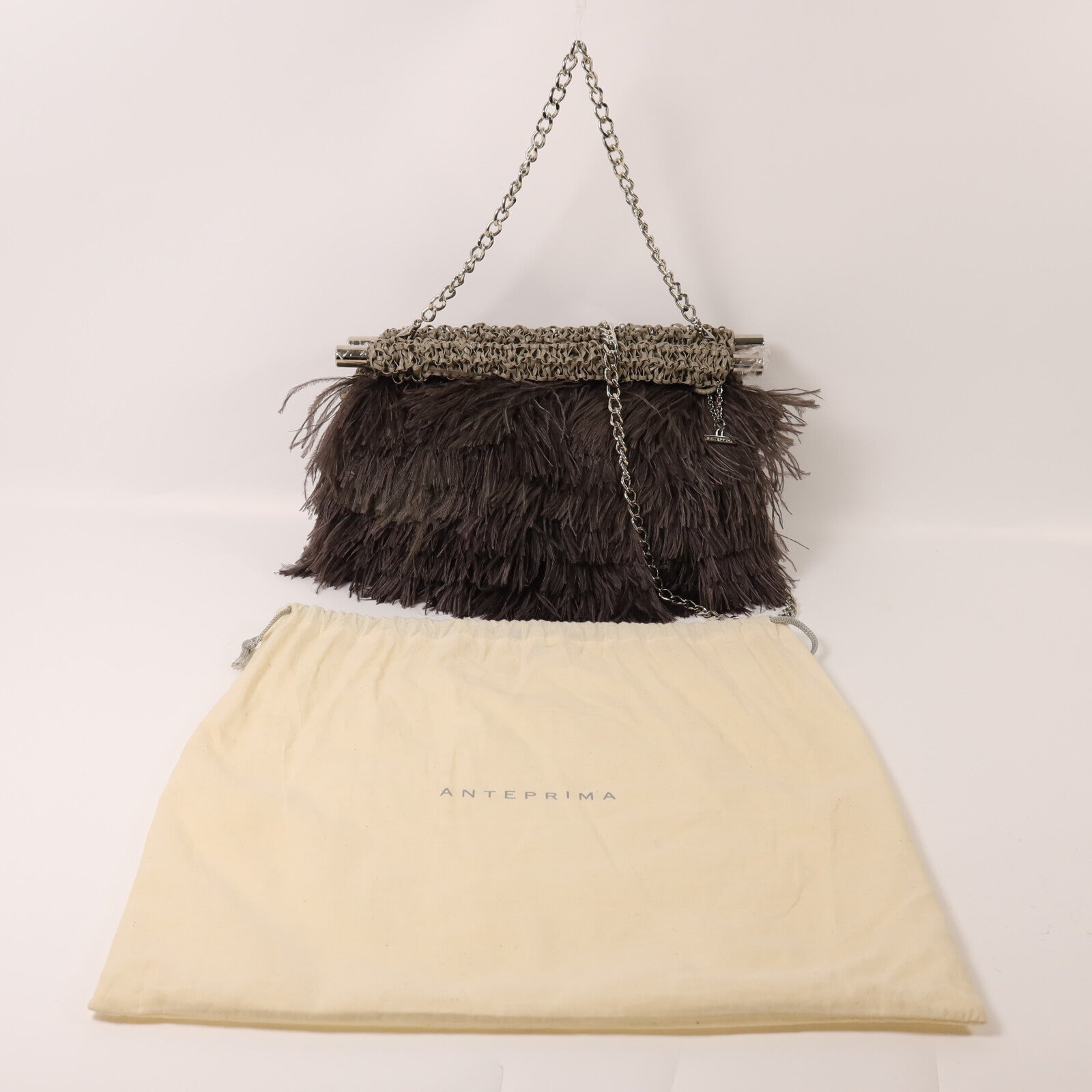 ANTEPRIMA PVC Shoulder Bag鏈帶手挽肩背兩用袋