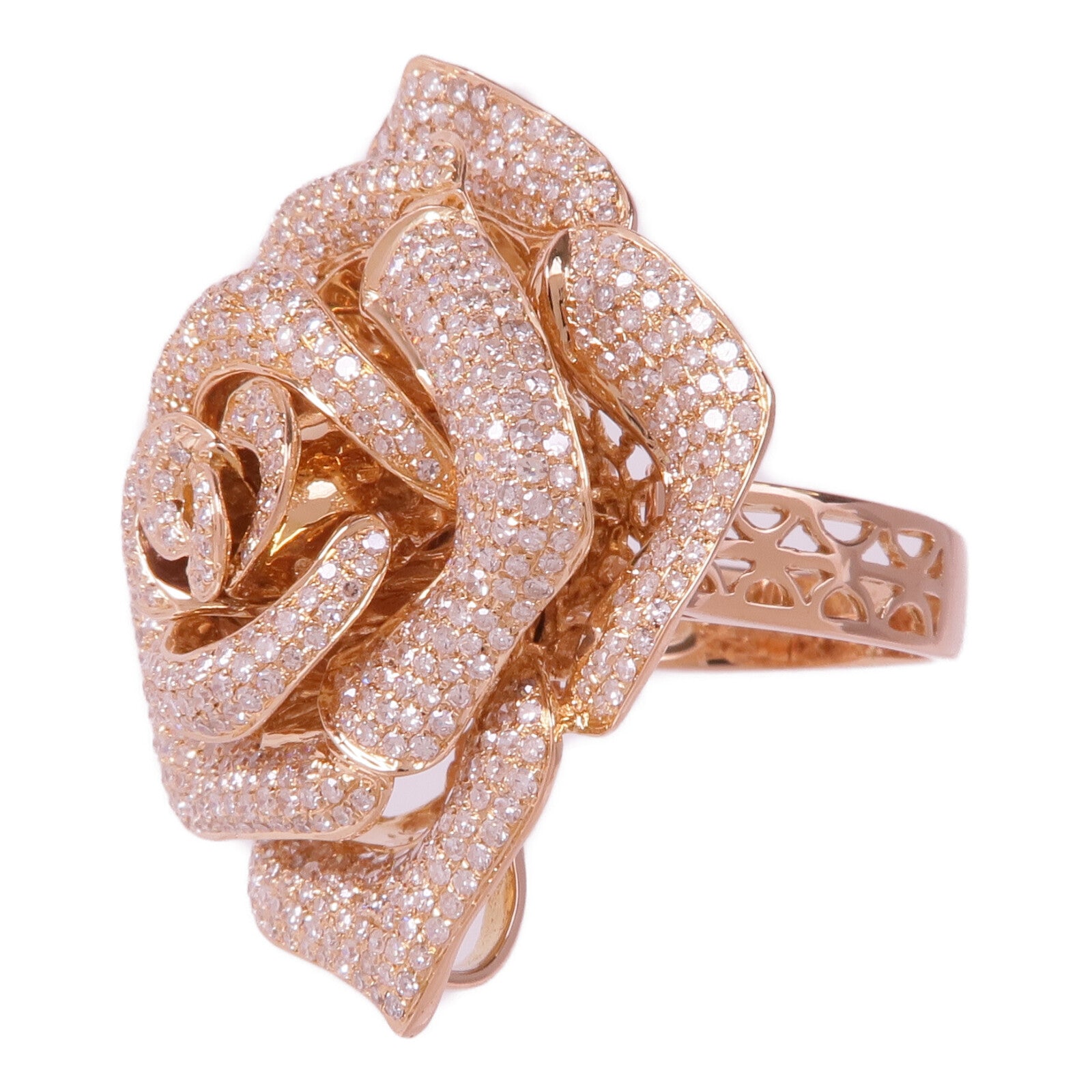 JEWELRY 18K玫瑰金Diamond Ring/Pendant鑽石吊墜/戒指US#6.5