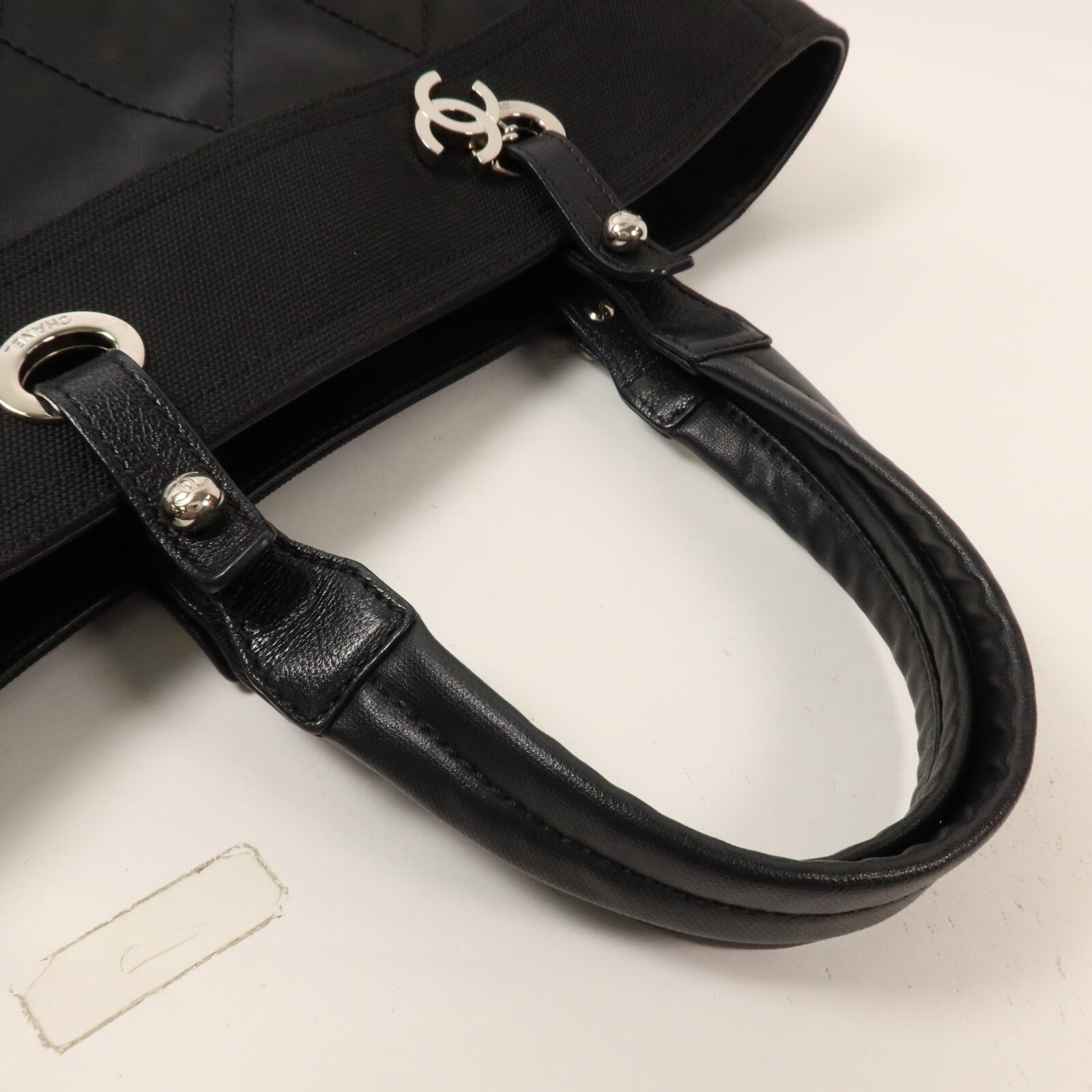 CHANEL 牛皮皮革/塗層帆布Paris Biarritz Tote手挽袋
