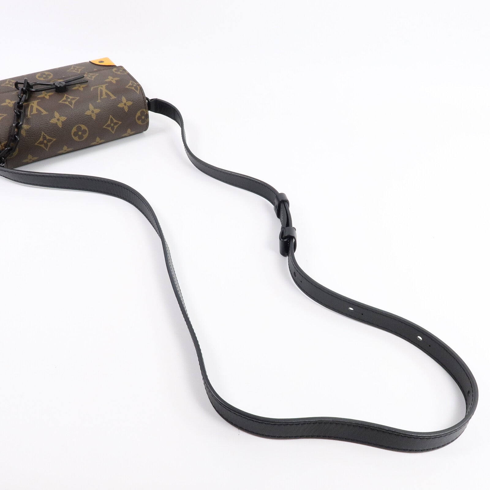 LOUIS VUITTON Monogram Macassar Steamer Wearable Wallet肩背袋