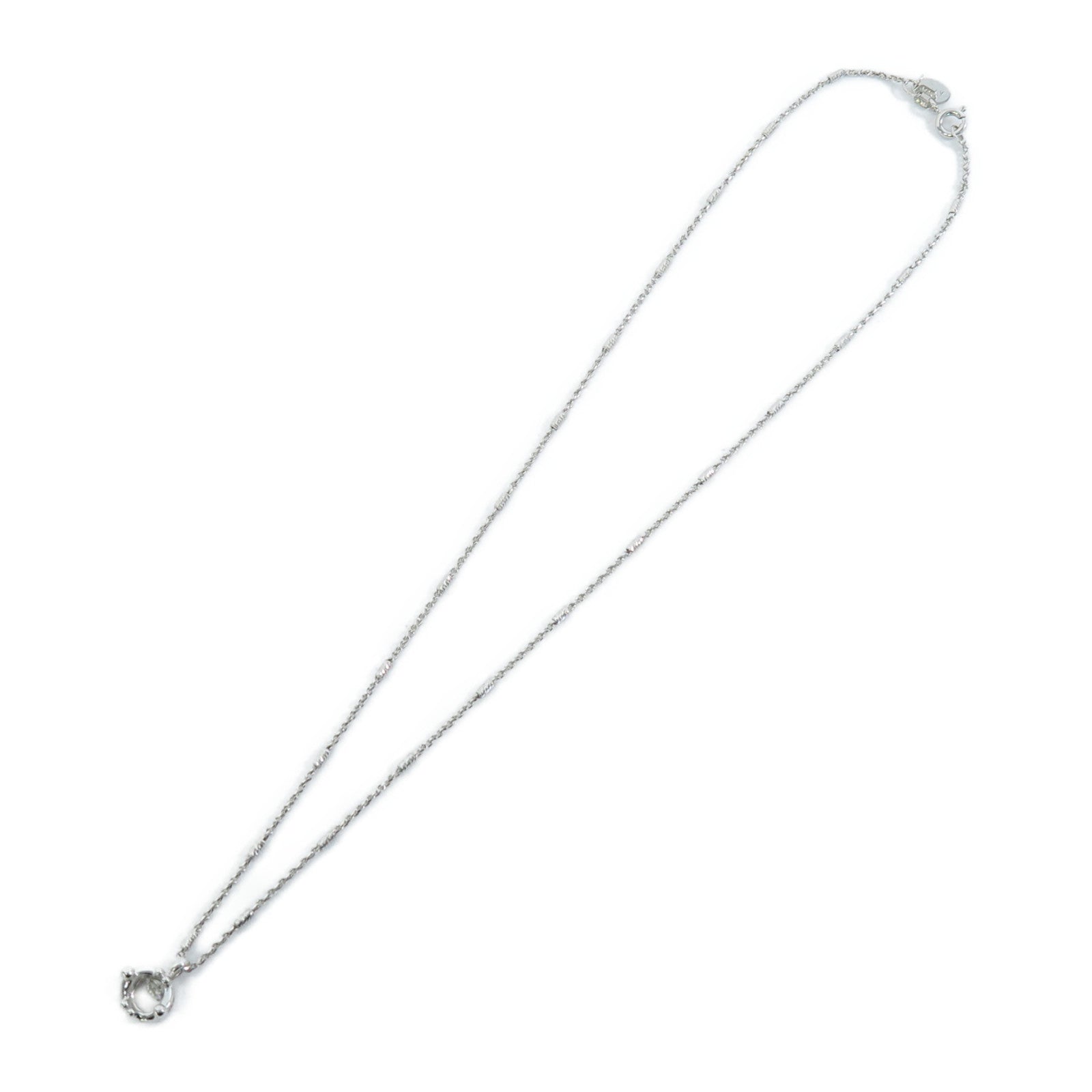 JEWELRY **【激減優惠】18K白金Diamond Necklace 0.16ct鑽石項鍊