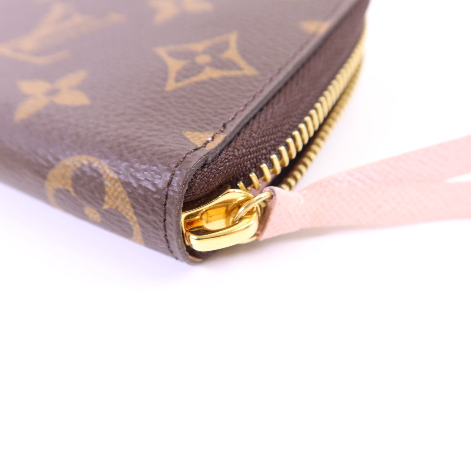 LOUIS VUITTON Monogram Clemence金扣長錢包