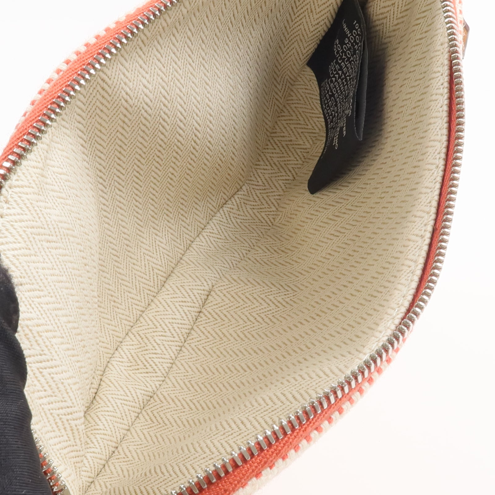 HERMES H Canvas Echappee Case手拿包Vermillon