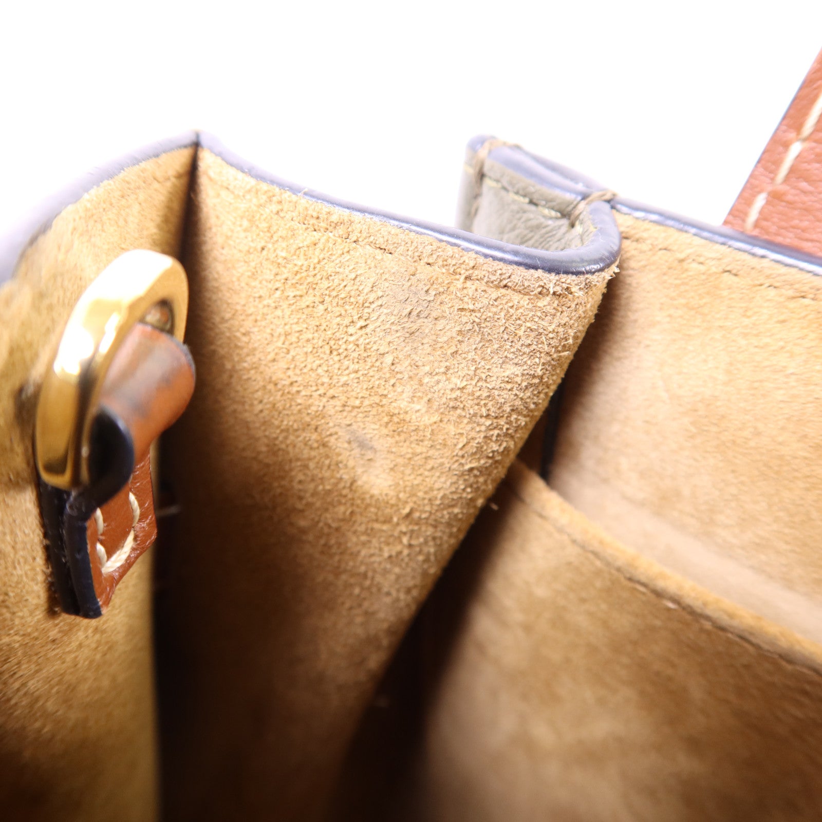 LOEWE 牛皮皮革Mini Gate金扣手挽肩背兩用袋