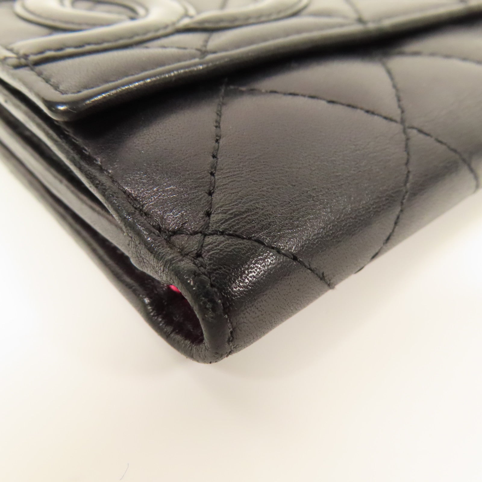 CHANEL 牛皮皮革Fold Wallet錢包