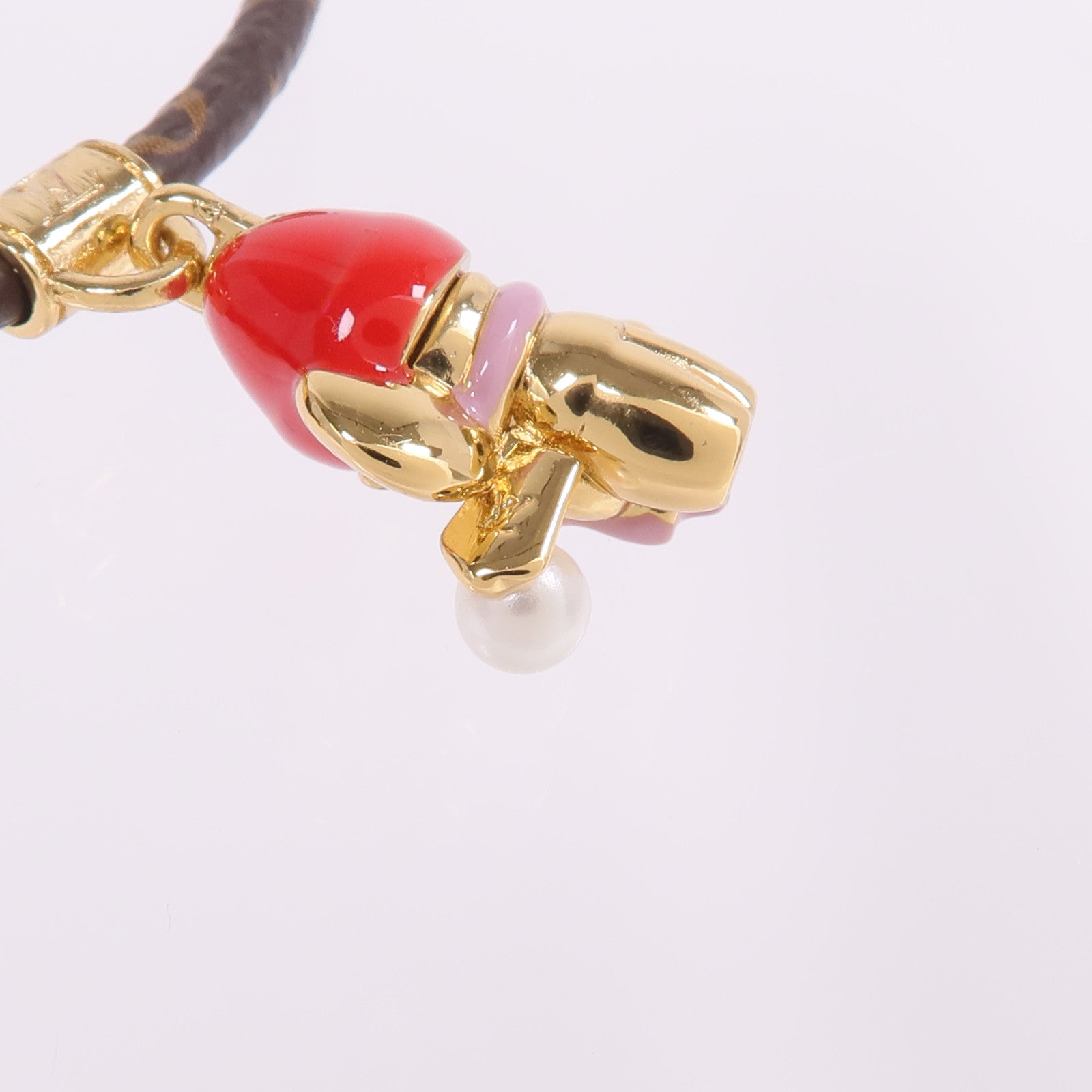 LOUIS VUITTON Monogram/金屬Vivienne Snow Bracelet手鏈