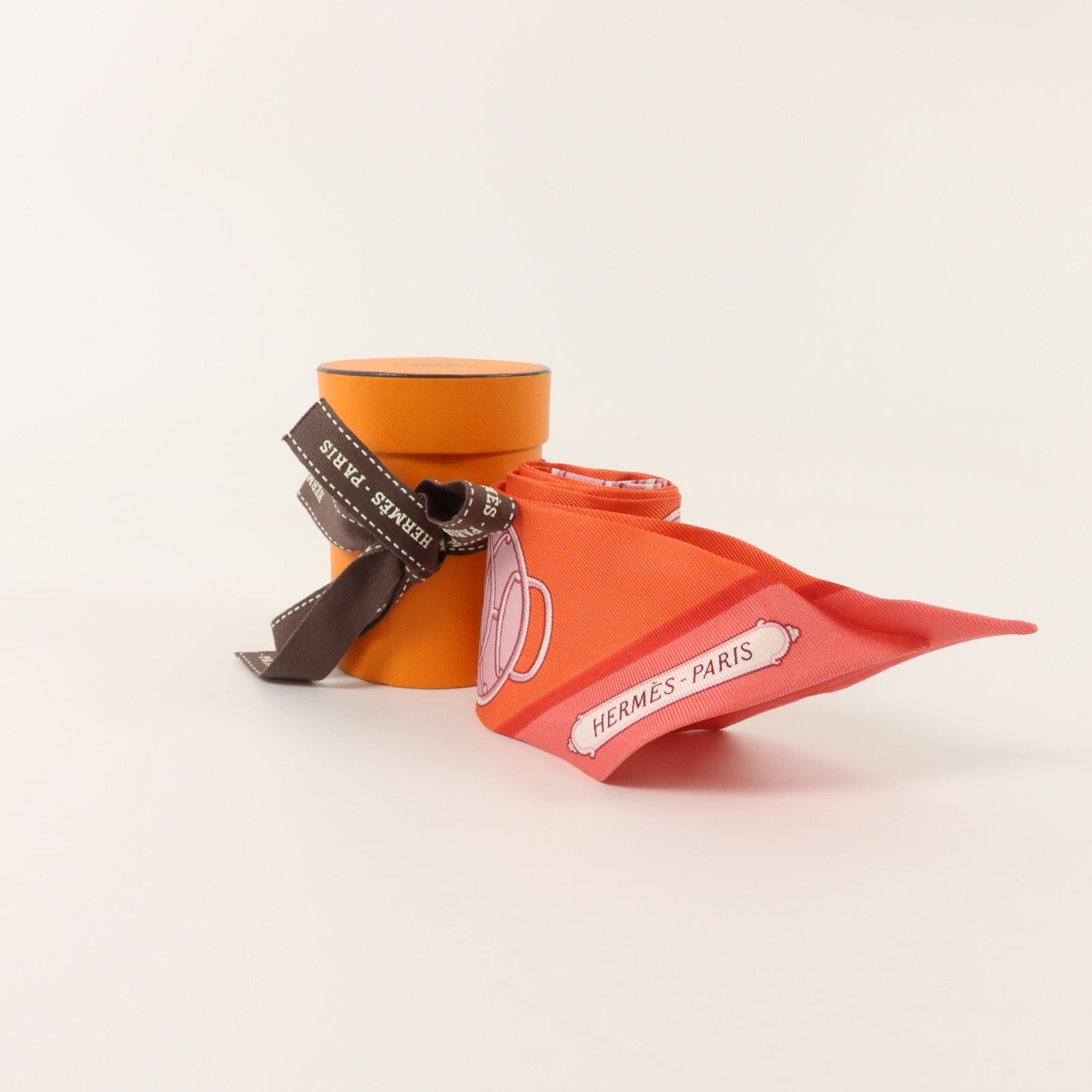 HERMES 絲質Twilly絲巾