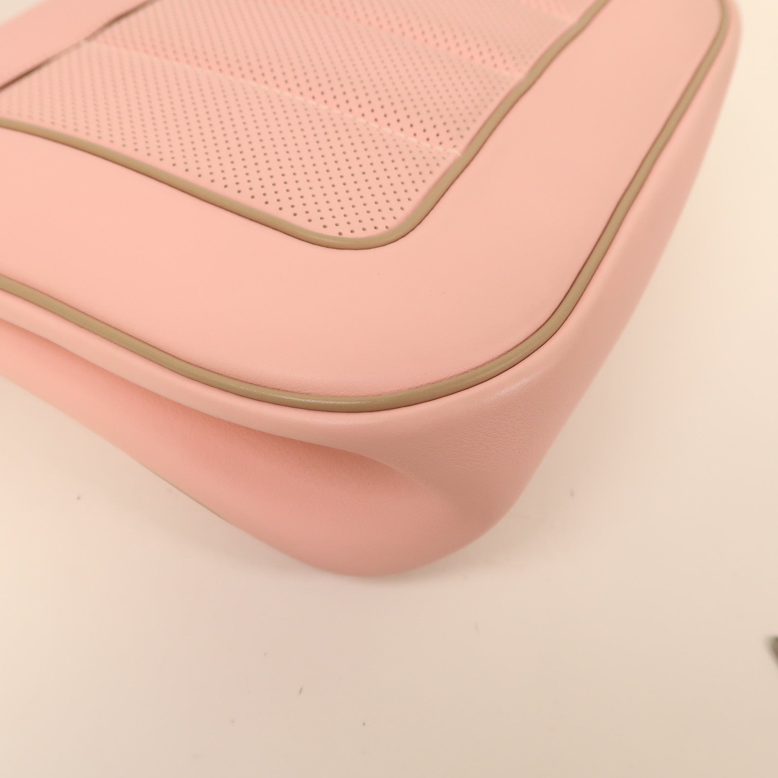 HERMES Swift皮革Berline銀扣肩背袋Rose Sakura/櫻花粉色