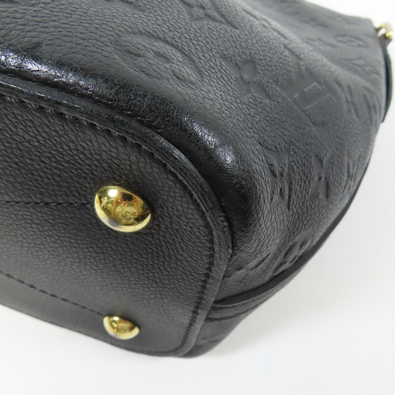 LOUIS VUITTON Monogram Empreinte Mazarine MM金扣手挽肩背兩用袋