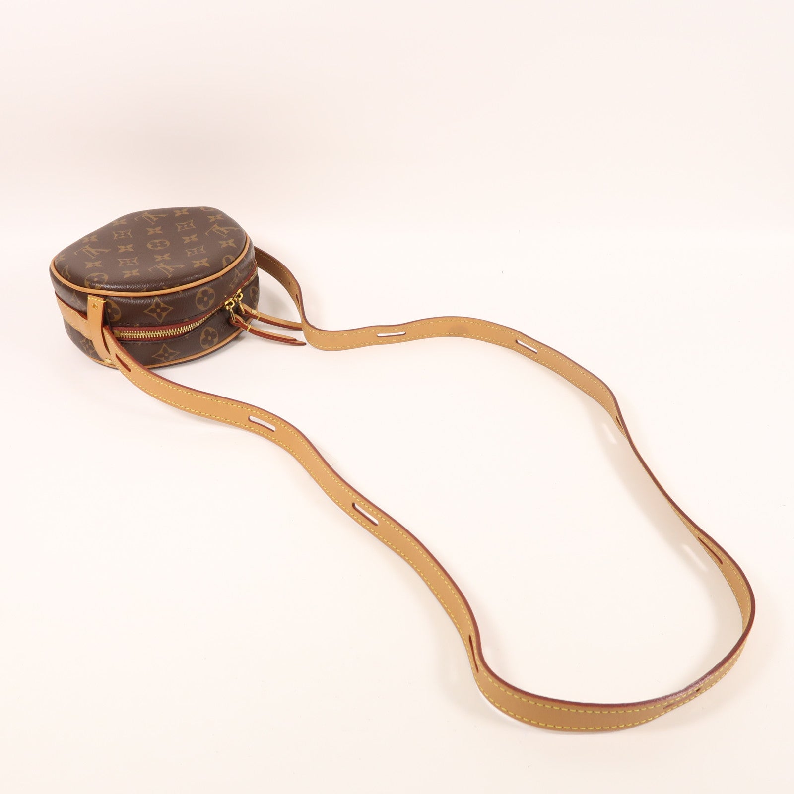 LOUIS VUITTON Monogram Boite Chapeau金扣肩背袋