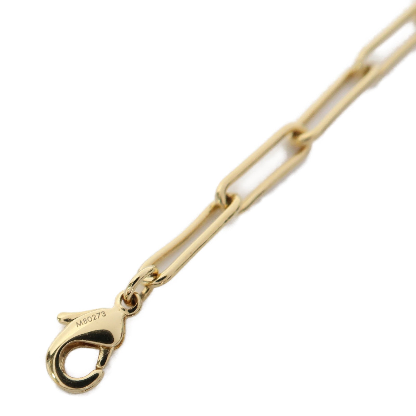 LOUIS VUITTON 金屬Brasserie Roman Holiday Bracelet手鏈金色
