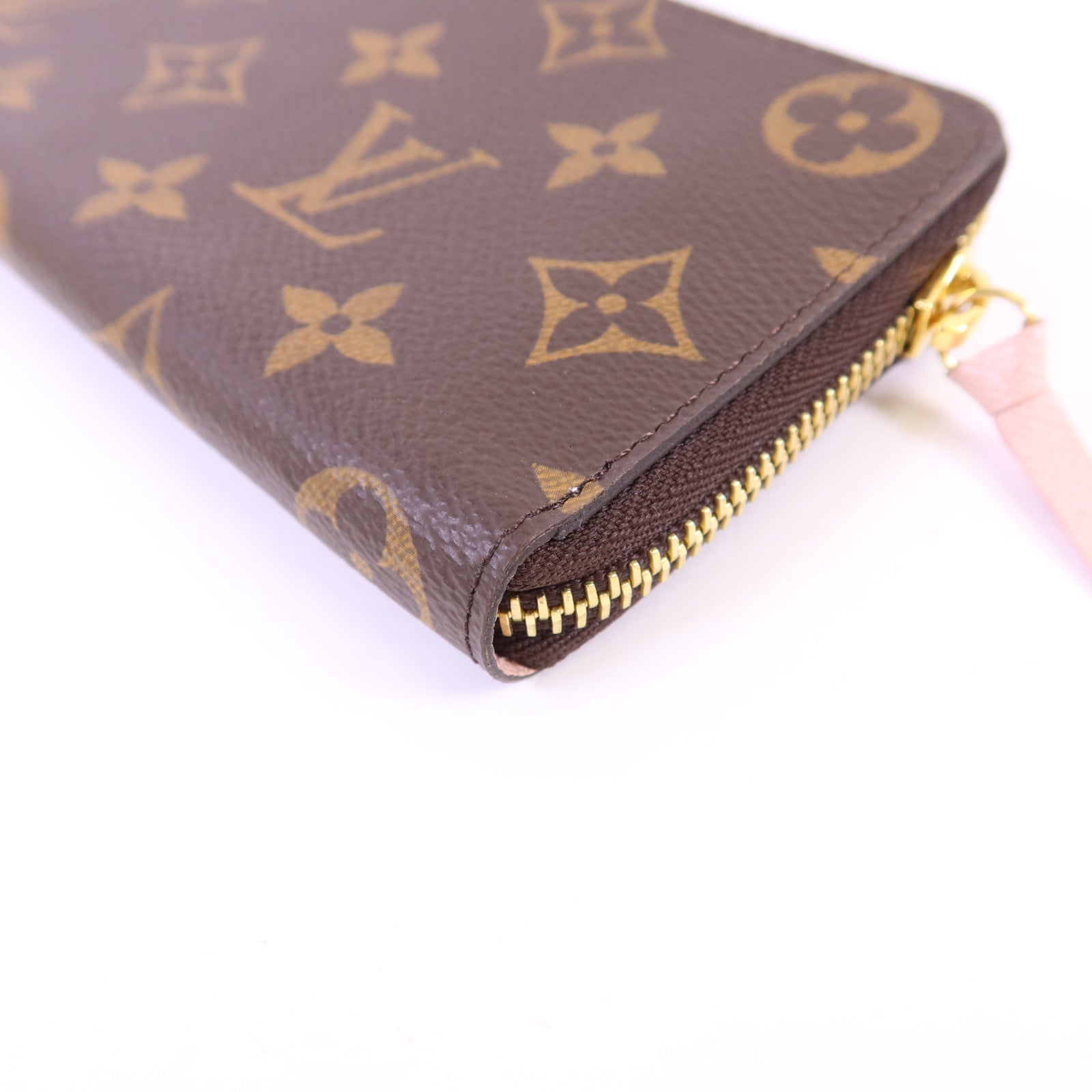 LOUIS VUITTON Monogram Clemence金扣長錢包