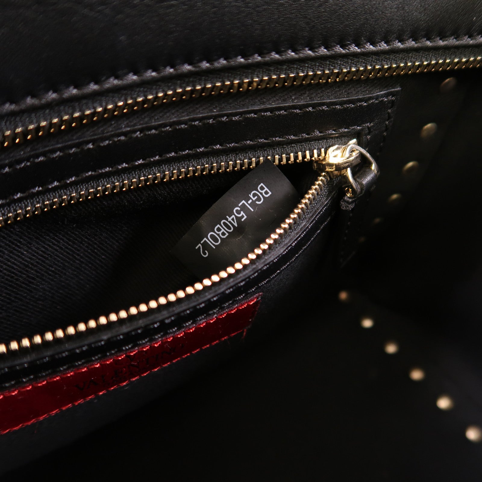 Valentino 牛皮皮革2way Shoulder金扣手挽肩背兩用袋