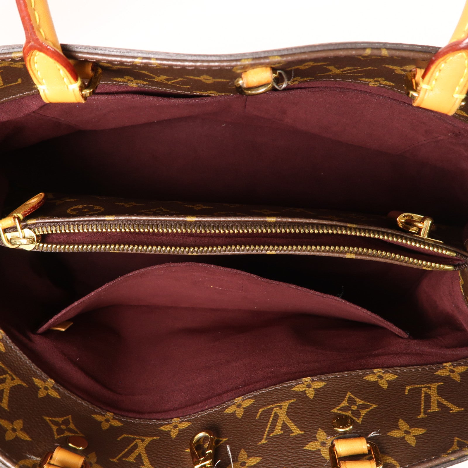 LOUIS VUITTON Monogram Montaigne MM金扣手挽肩背兩用袋