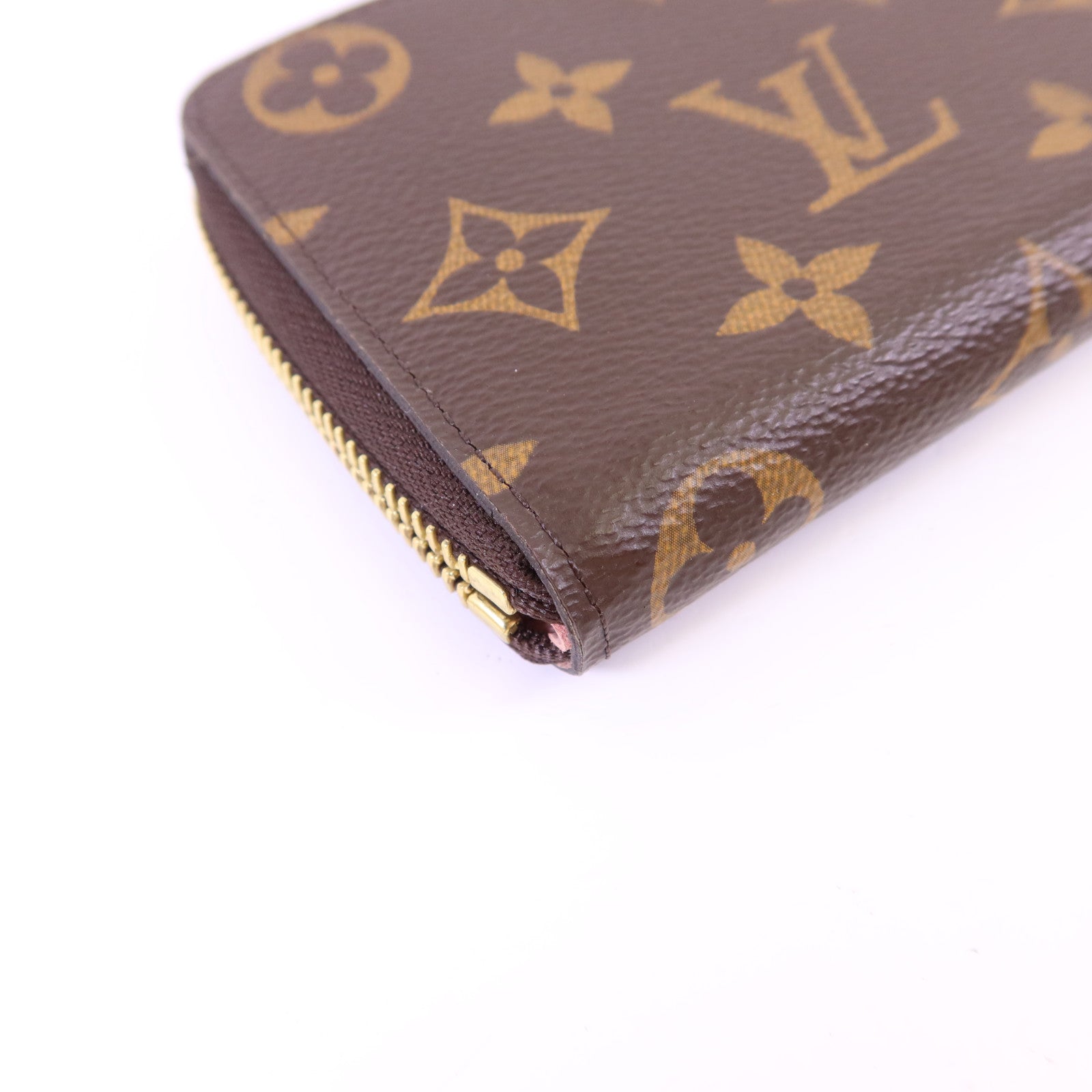 LOUIS VUITTON Monogram Clemence金扣長錢包