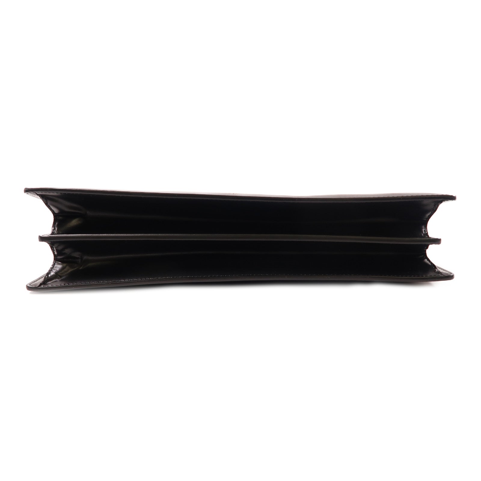 CELINE 牛皮皮革Hand Bag金扣手挽袋黑色