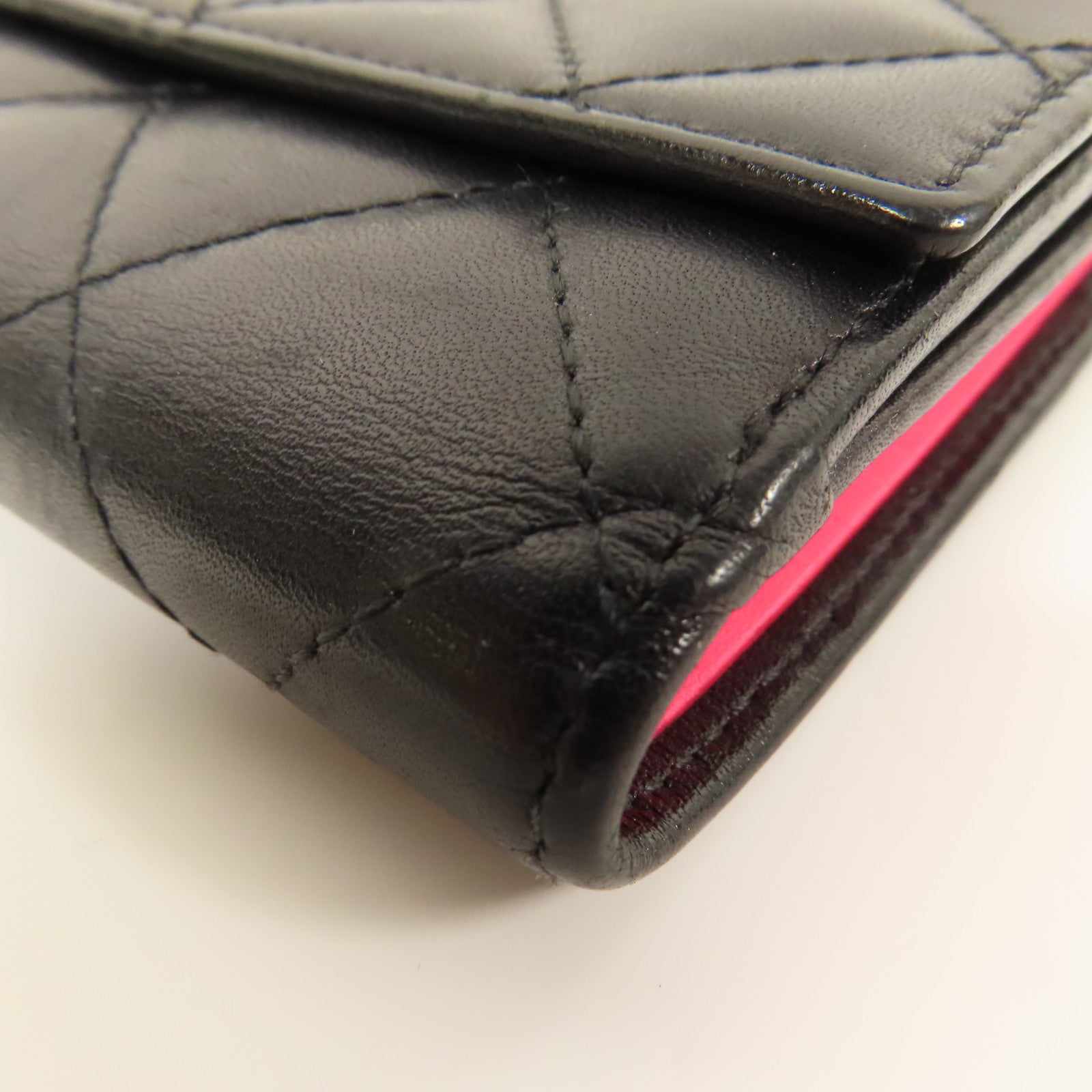 CHANEL 牛皮皮革Fold Wallet錢包