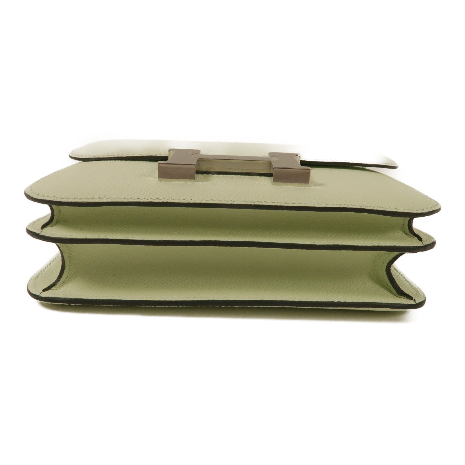 HERMES Epsom皮革Constance III 18肩背袋Vert Fizz